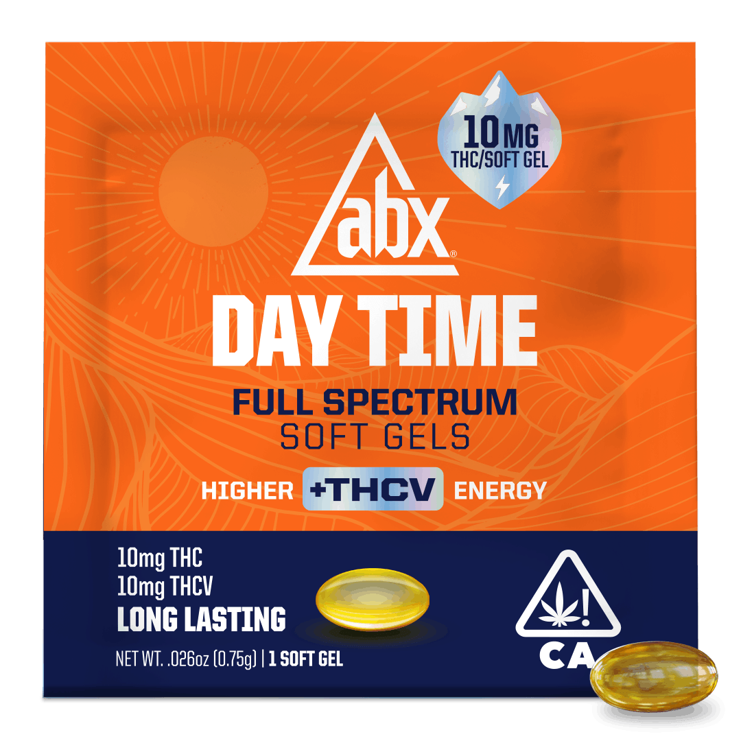 Day Time - 10mg THC + 10mg THCV Soft Gels - 10ct - ABX -  - $30 - Edibles