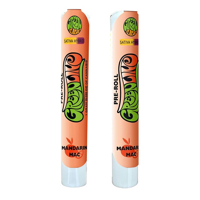 Mandarin Mac - Indoor Flower Pre-Roll - Sativa Hybrid - 1g