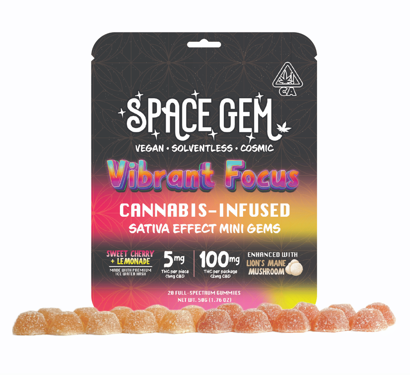 Sativa Effect Mini Gems [20pk] (100mg THC) - Space Gem -  - $20.05 - Edibles