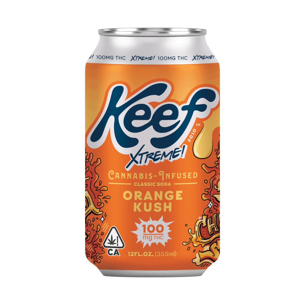 KEEF - Orange Kush Soda - 100mg - Keef - Can - $10 - Drinks