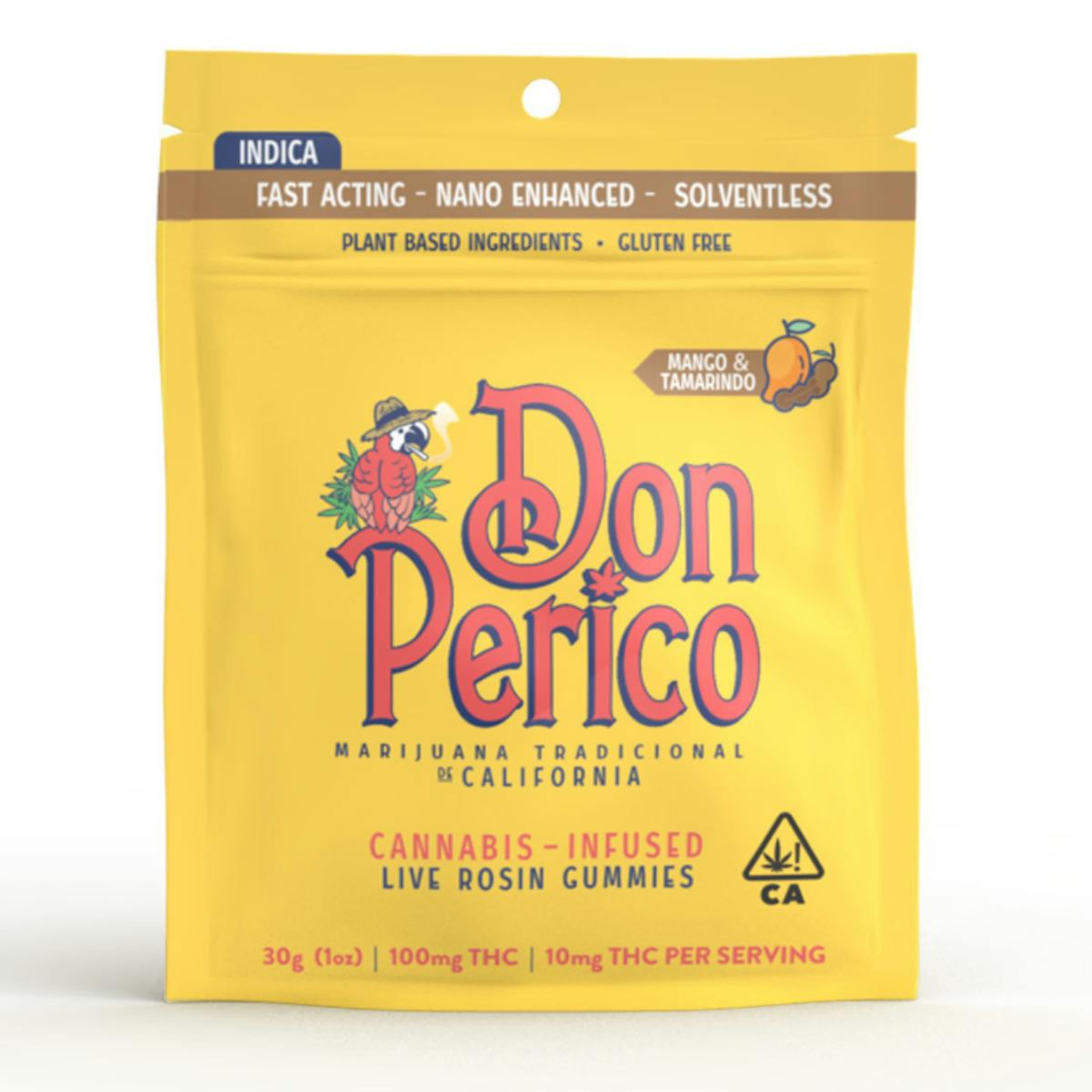 Mango + Tamarindo - NANO Rosin Gummies *DAILY BUY 2 GET 1* - Don Perico - Mango+Tamarindo Nano Rosin Gummeis 100mg (I) - $16 - Edibles