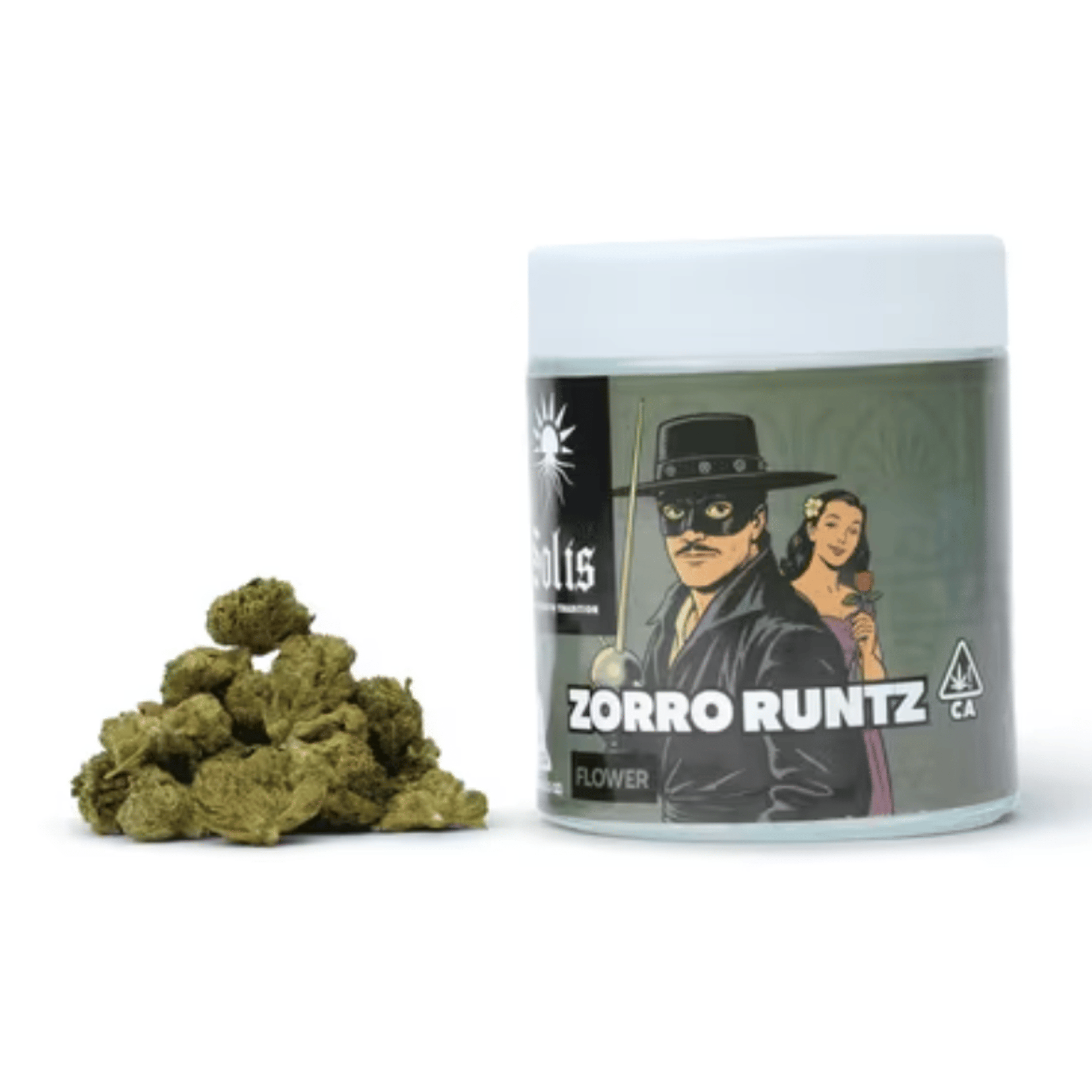Solis: Zorro Runtz | Jarred Flower (14g) | Indica - Solis - - $65 - Flower