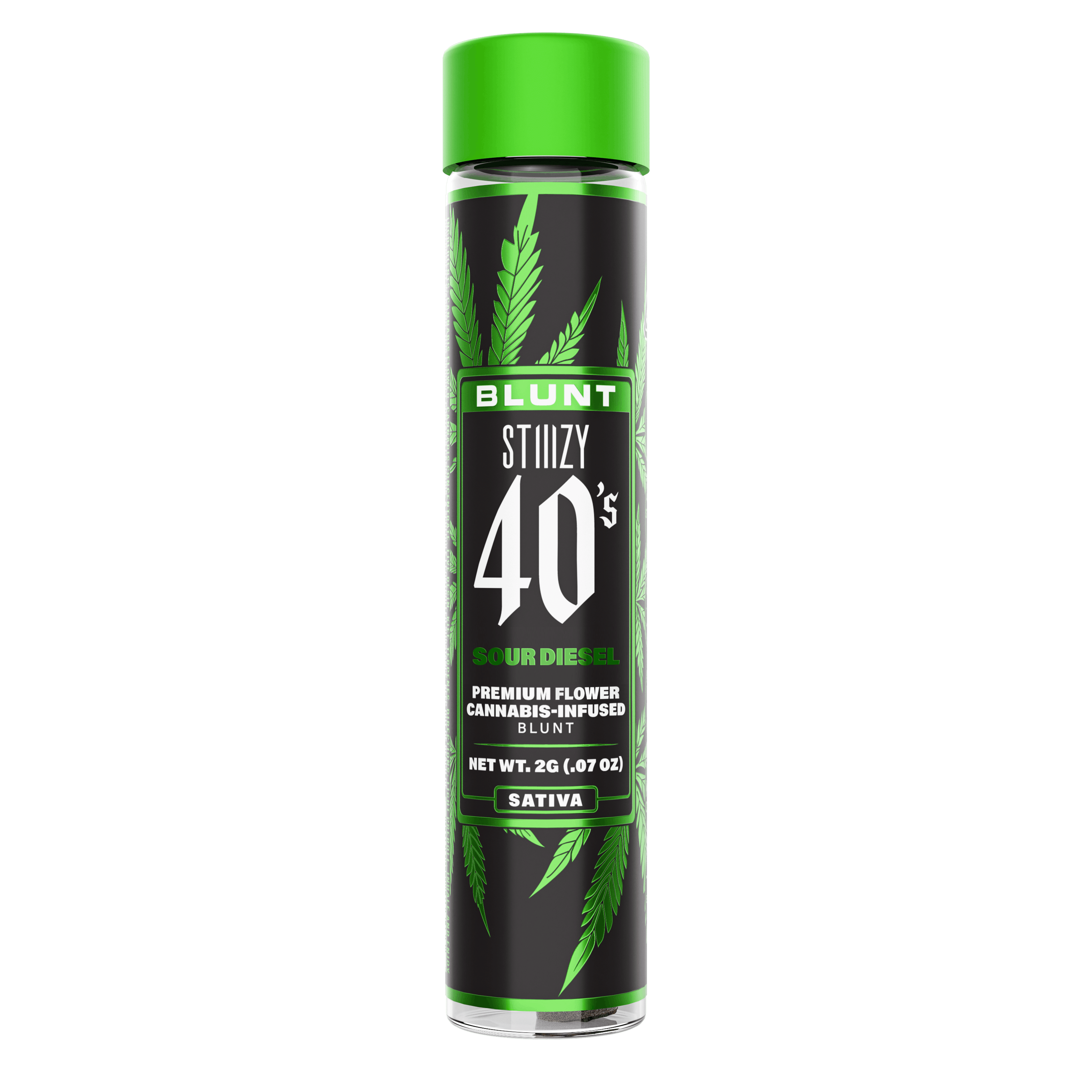 Sour Diesel - 40's Blunt - STIIIZY - 2g (Single) - $33.99 - Infused Pre-Rolls