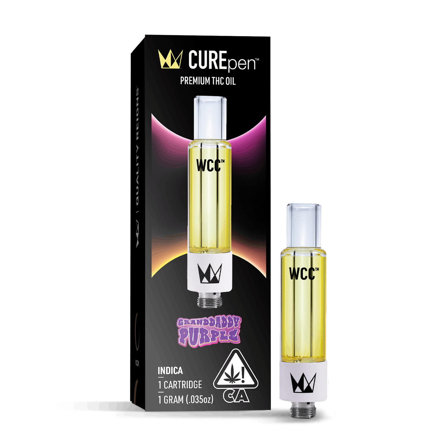 Granddaddy Purple CUREpen Cartridge 1g - West Coast Cure -  - $20.17 - Vapes