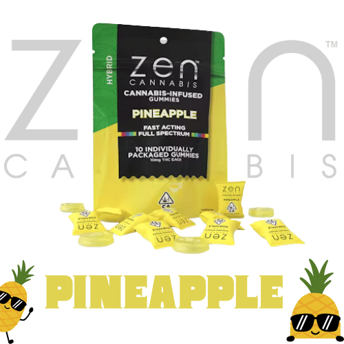 Pineapple (10) Hybrid Gummies