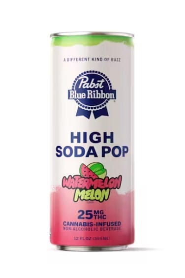 $6.45 / 8.60 Pabst Blue Ribbon High Seltzer 10MG / 25MG - Pabst Blue Ribbon - Guava Daytime - $4.49 - Edibles