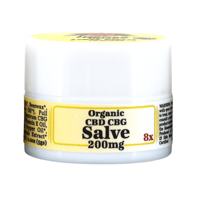 Mini Organic CBD + CBG Salve | 8x Potency