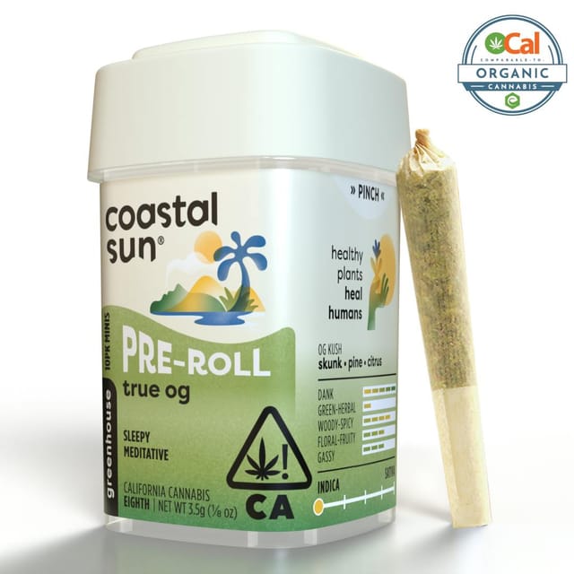 True OG | 3.5g | 0.35g x 10 Preroll Pack