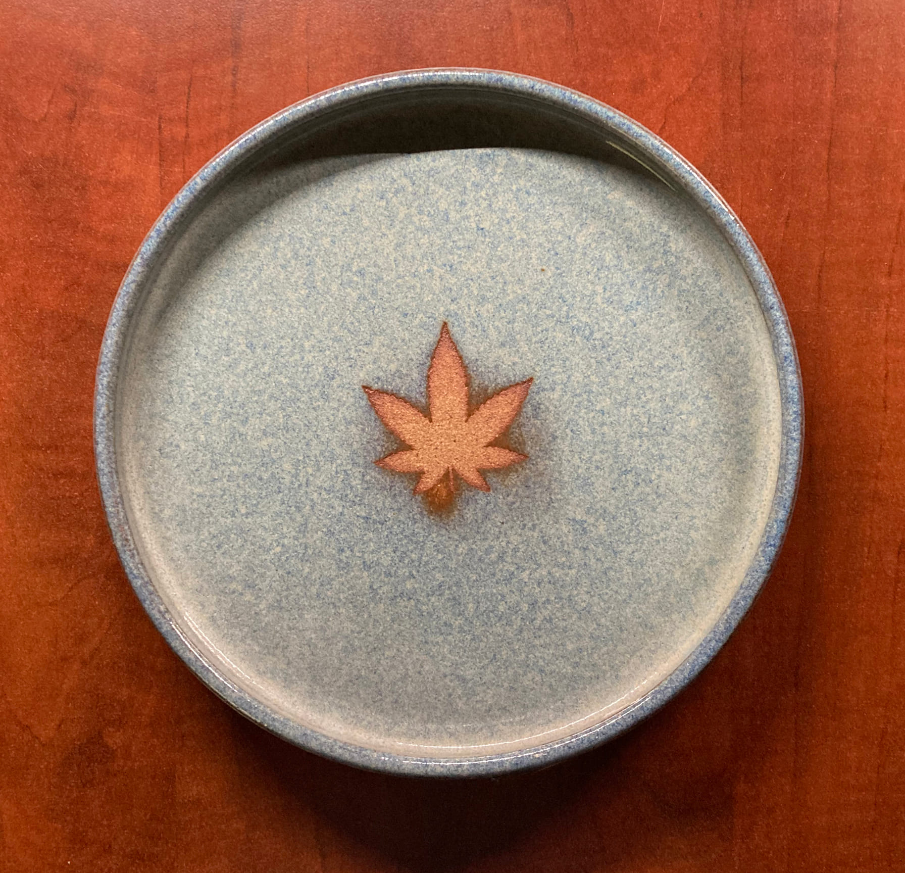 Ceramic Rolling Tray (Round) - Firestick Pottery -  - $30 - Accessory