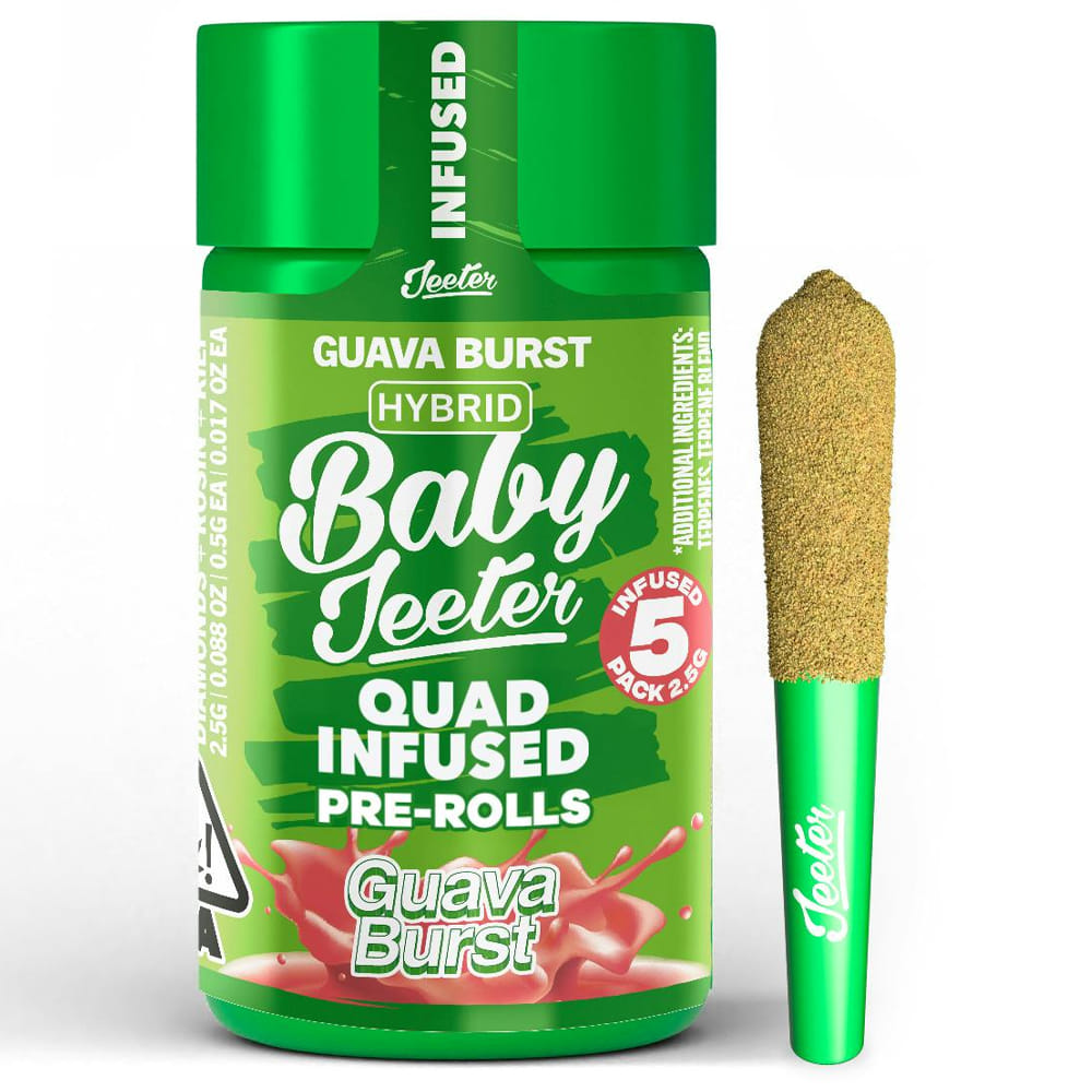 Guava Burst (H) - Baby Infused 5pk *SPECIAL PRICING* - Jeeter - Guava Burst (H) - $30 - Pre-Rolls