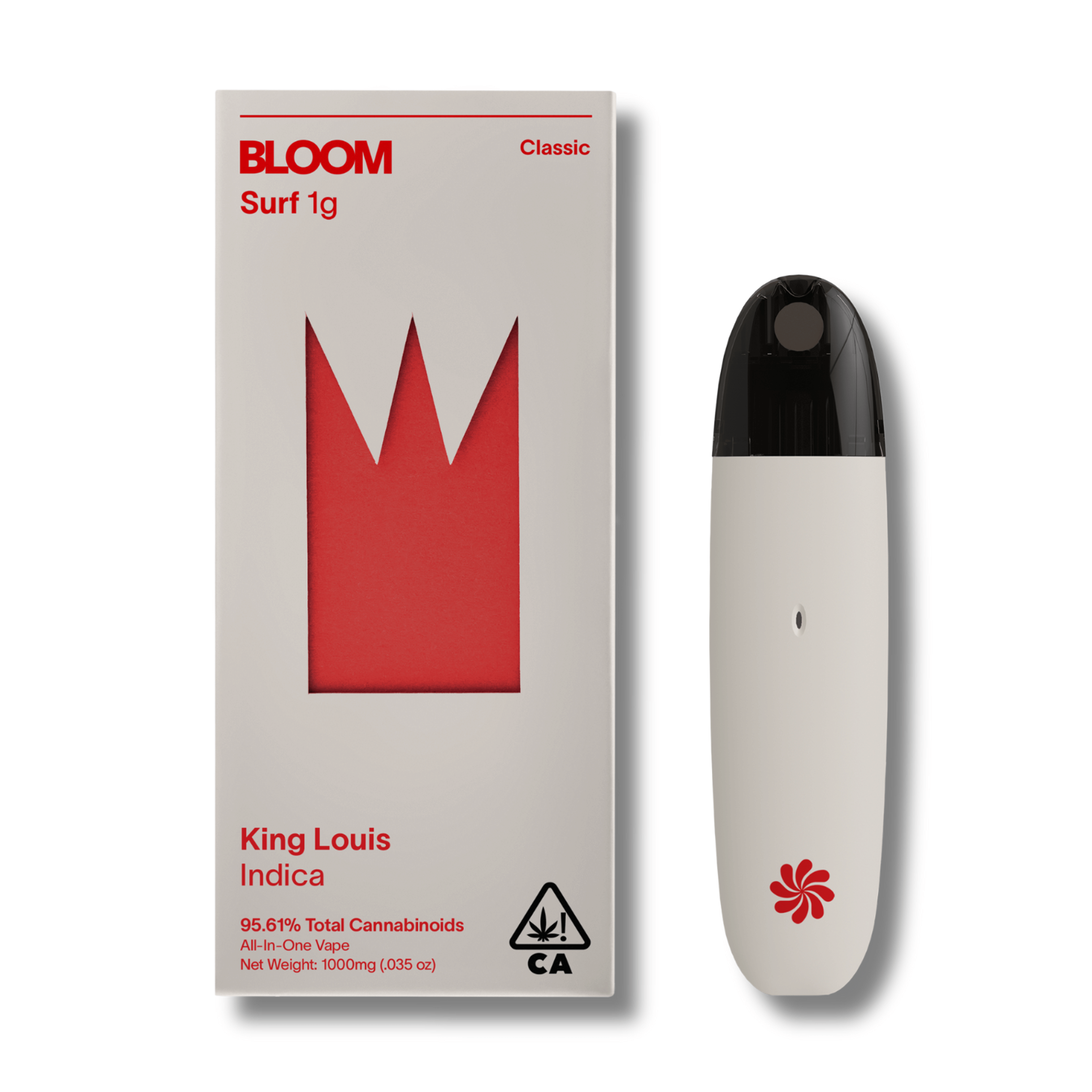 King Louis XIII Classic Surf 1g AIO - Bloom - - $26.50 - Vapes