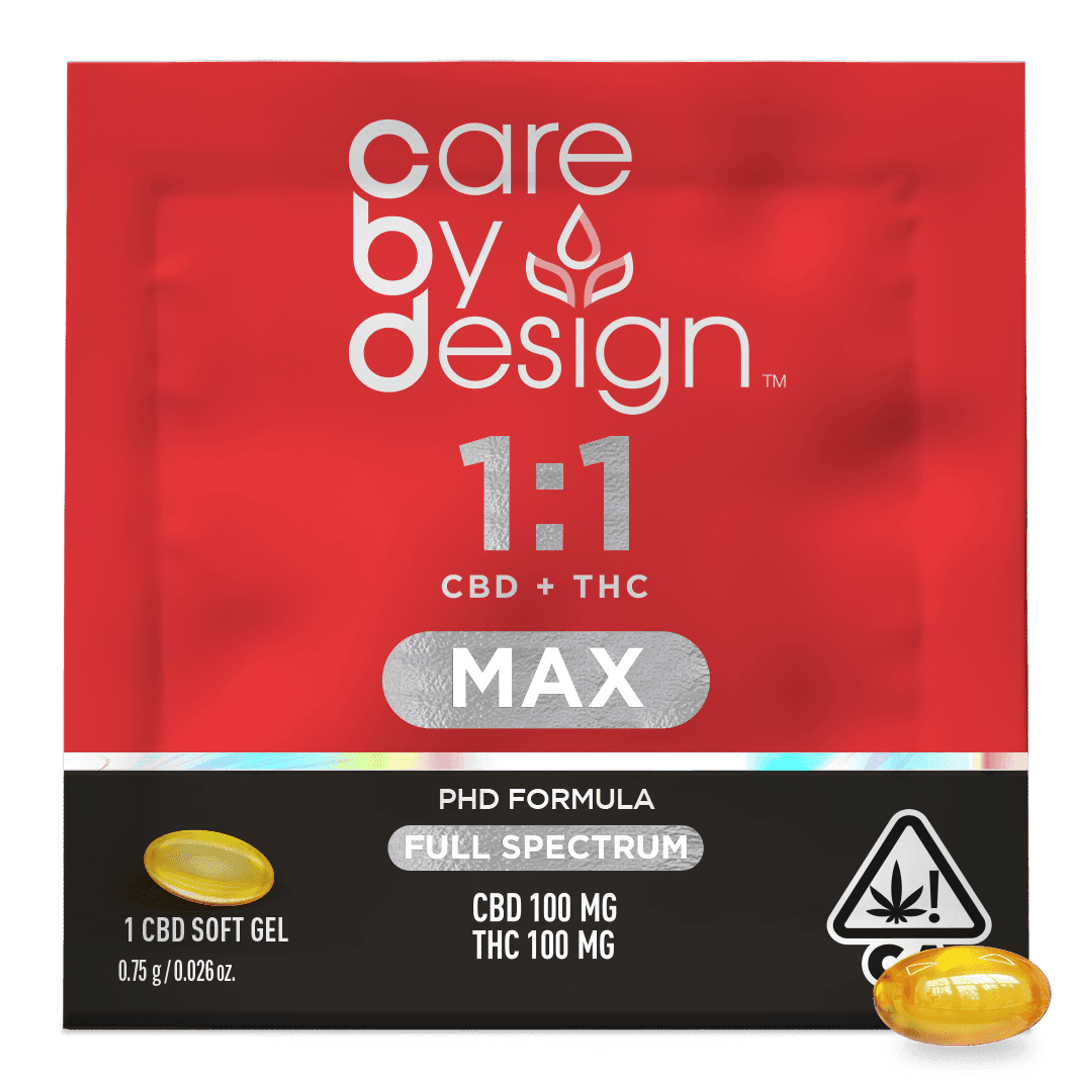 1:1 MAX Soft Gels 1 count - Care By Design - 1 count - $10 - Capsules