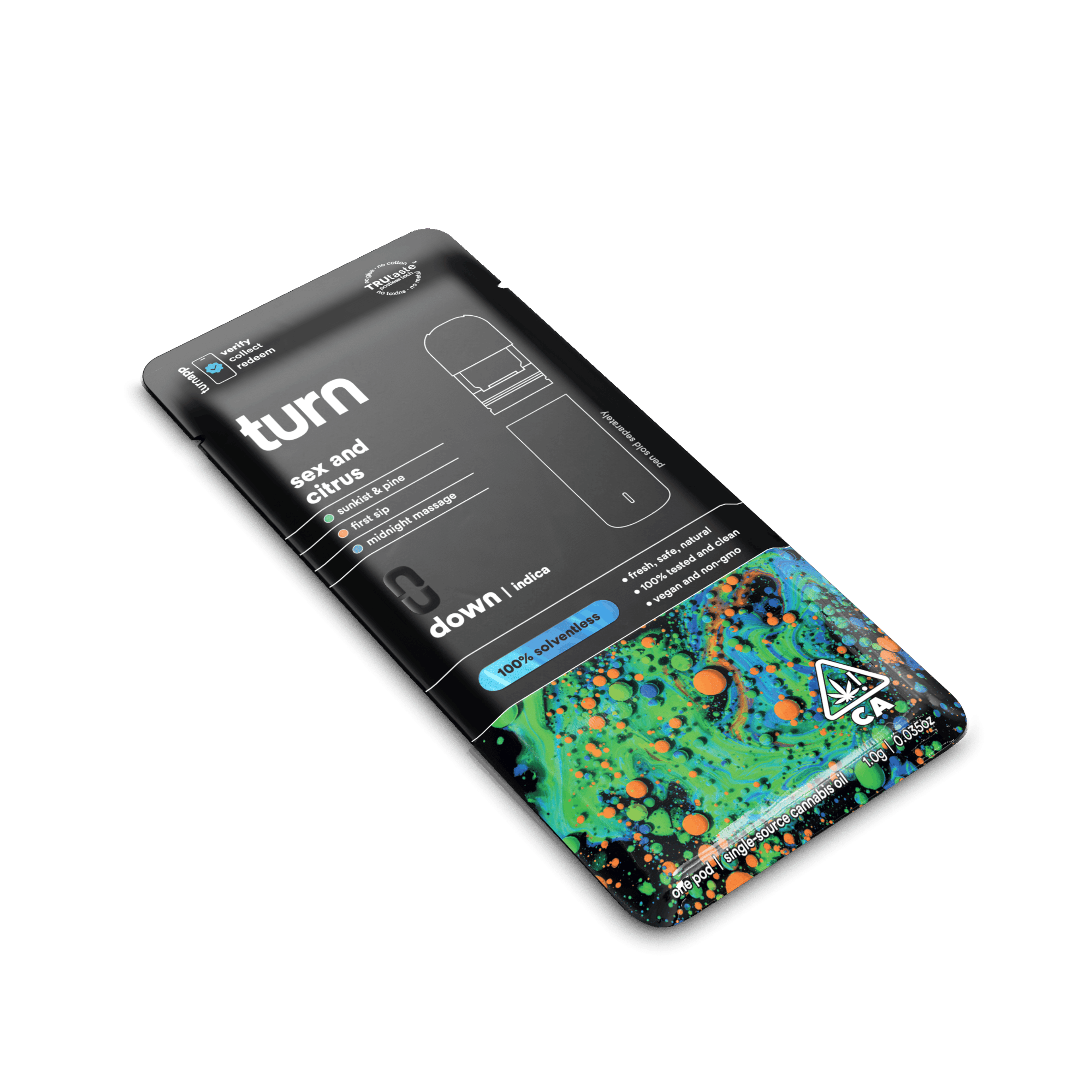 Sex and Citrus .5g Solventless Pod - turn - - $35 - Vape Pod