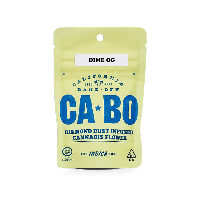 CABO Diamond Dust Infused 3.5g Flower - Dime OG - Indica
