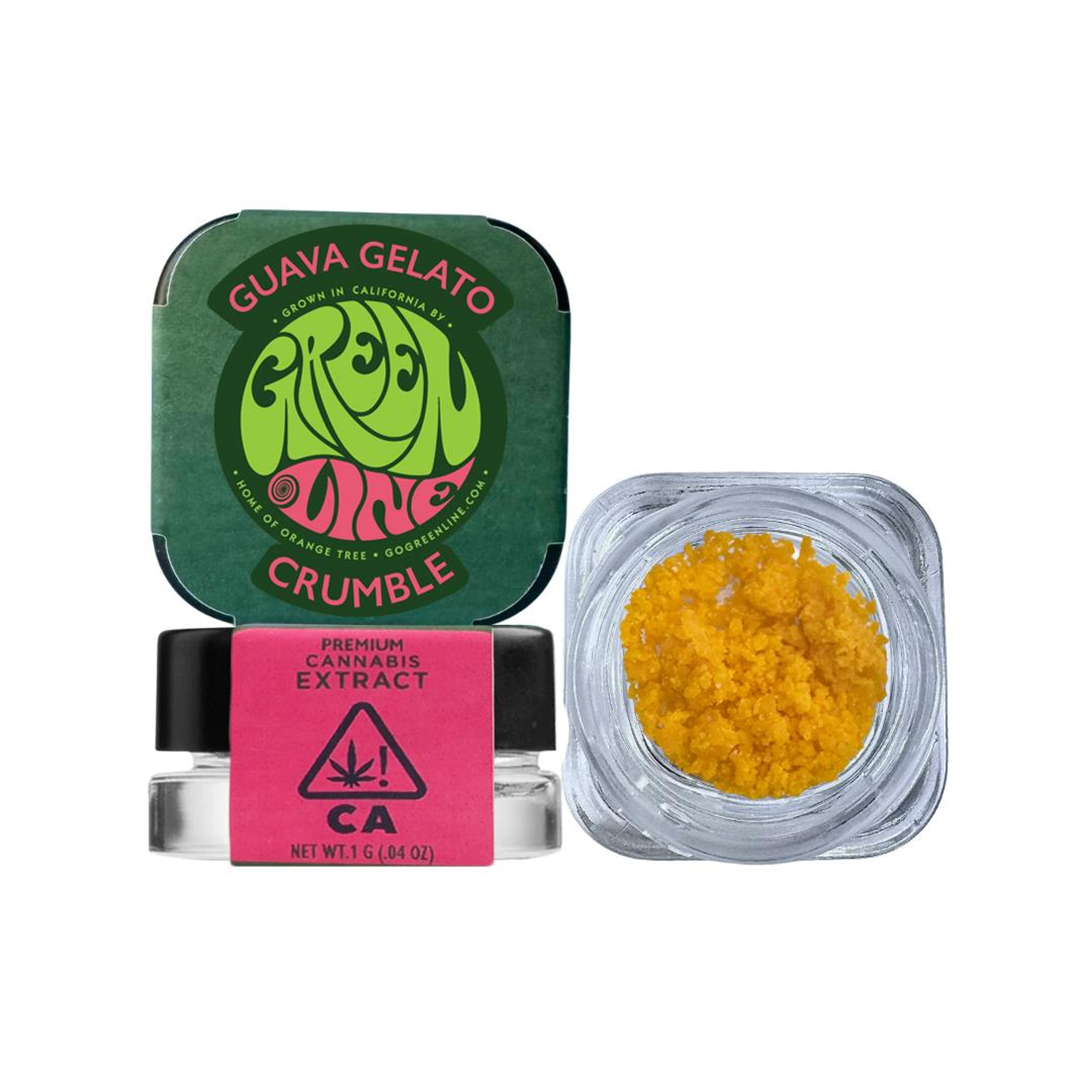 Greenline: Guava Gelato - Crumble - Extract - Hybrid - 1g - Greenline - - $19 - Concentrates