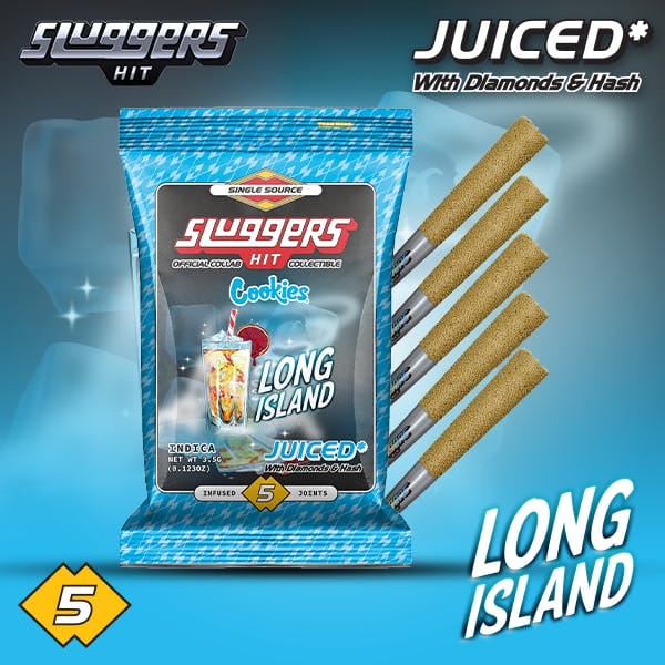 Long Island 5pk Infused Preroll - Sluggers Hit -  - $39 - Pre-Rolls