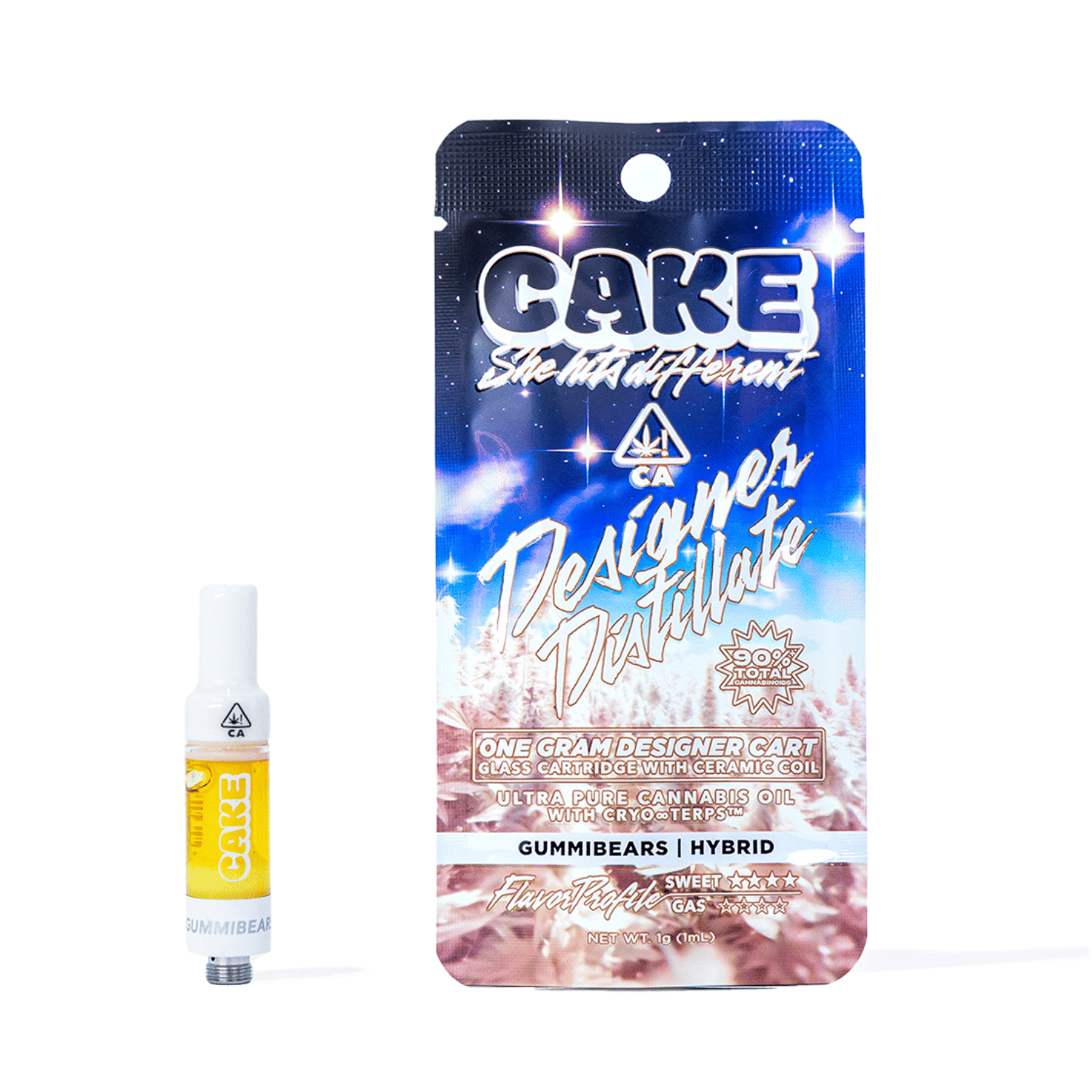 Gummibear Kush 1g Cart - Cake - - $20.40 - Vapes