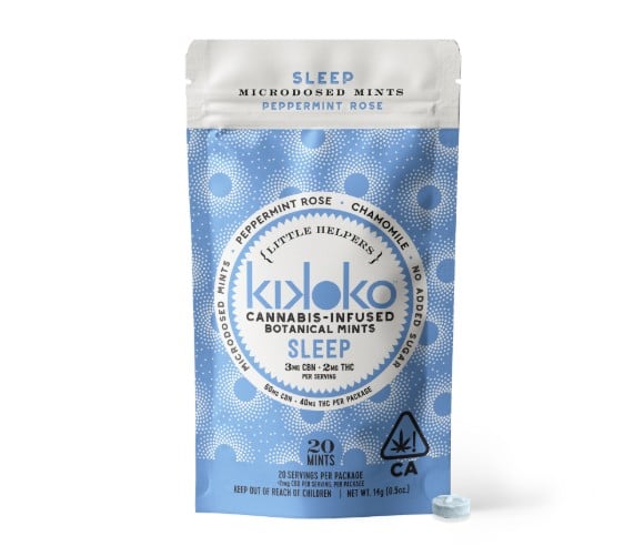 SLEEP + CBN LITTLE HELPERS MINTS | 3:2 CBN:THC | KIKOKO