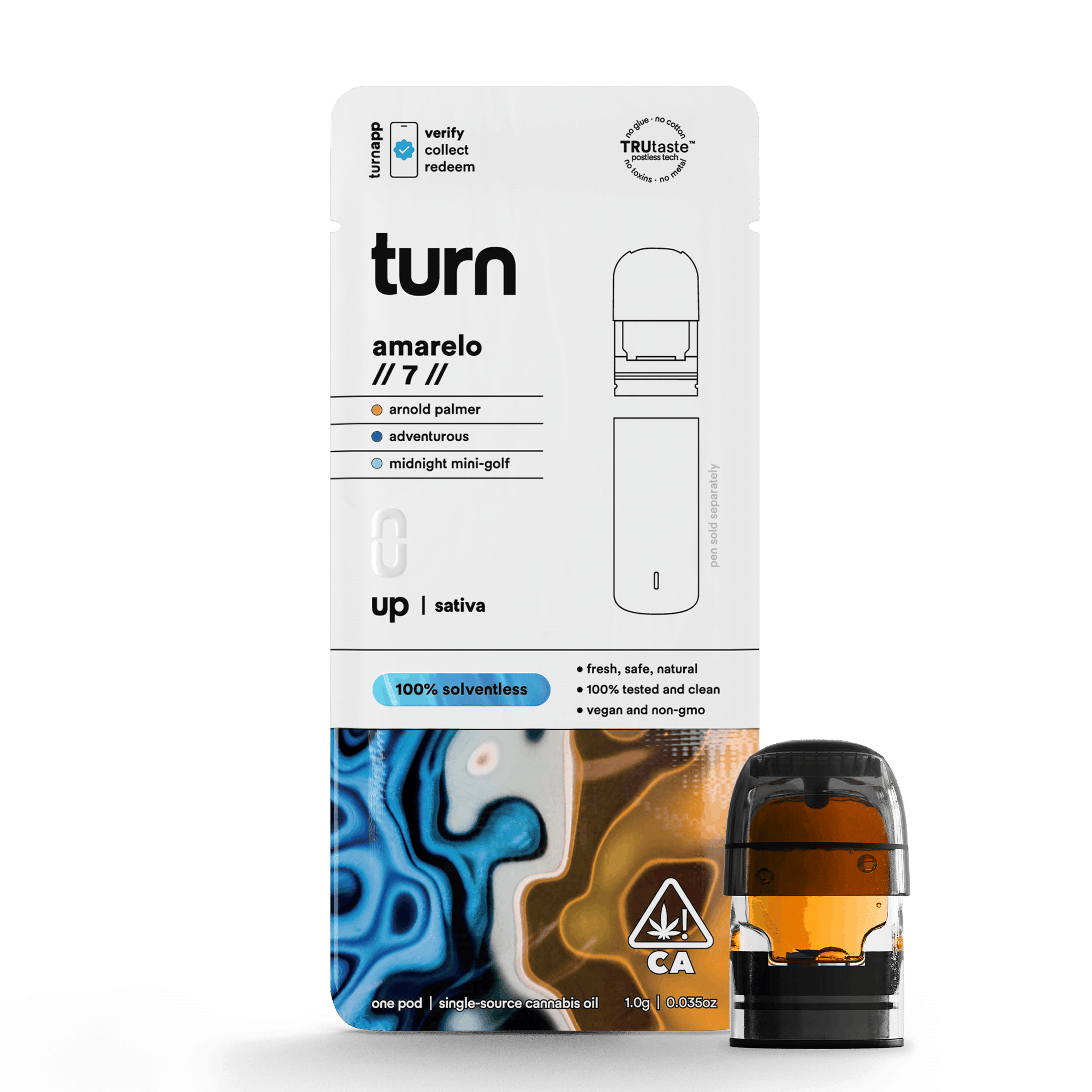 Amarelo #7 'Turn Up' .5g Solventless Pod - Turn - - $32 - Vapes