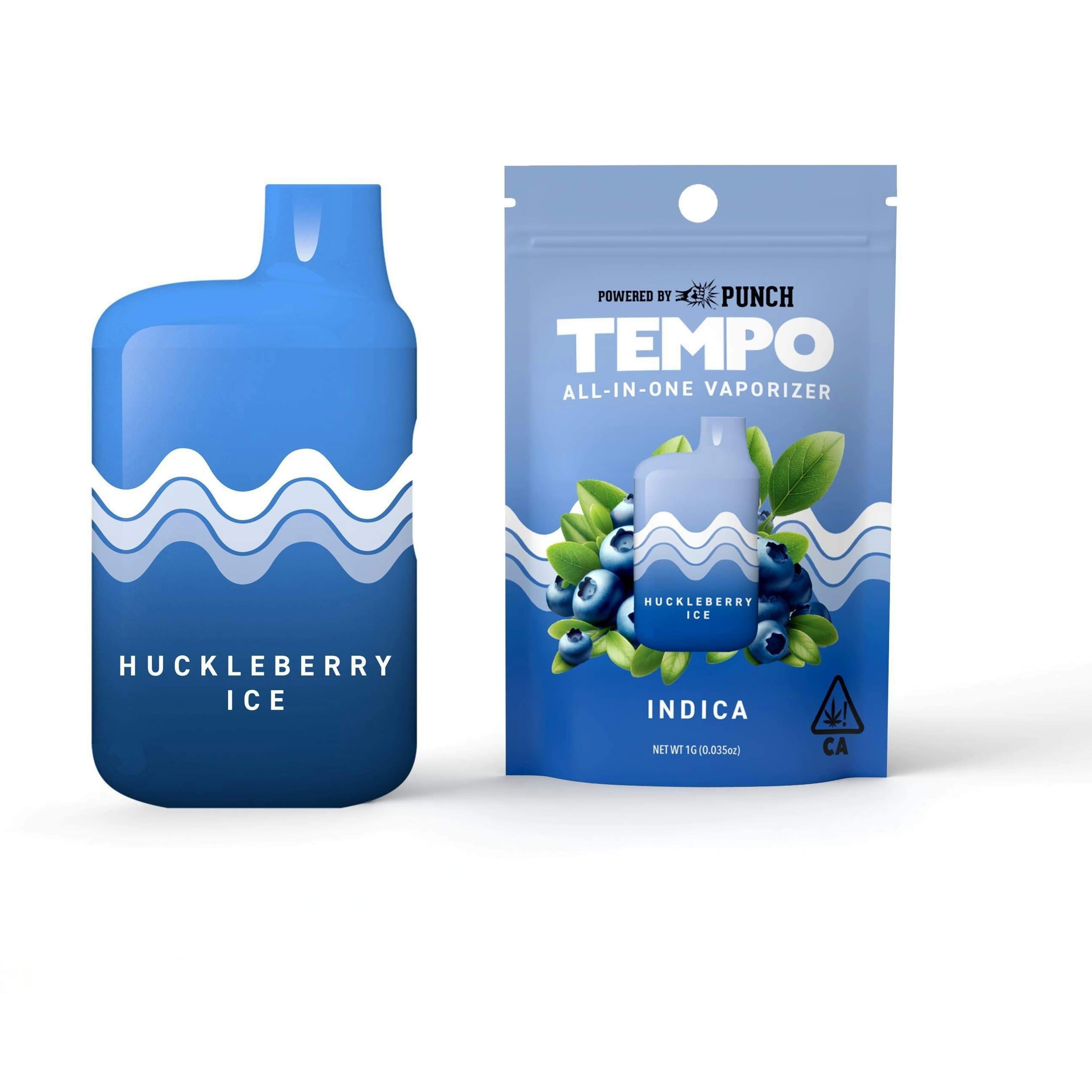 Huckleberry Ice - Disposable - Tempo - One Gram - $25.99 - Disposable Vape (All-In-One, Battery Built-In)