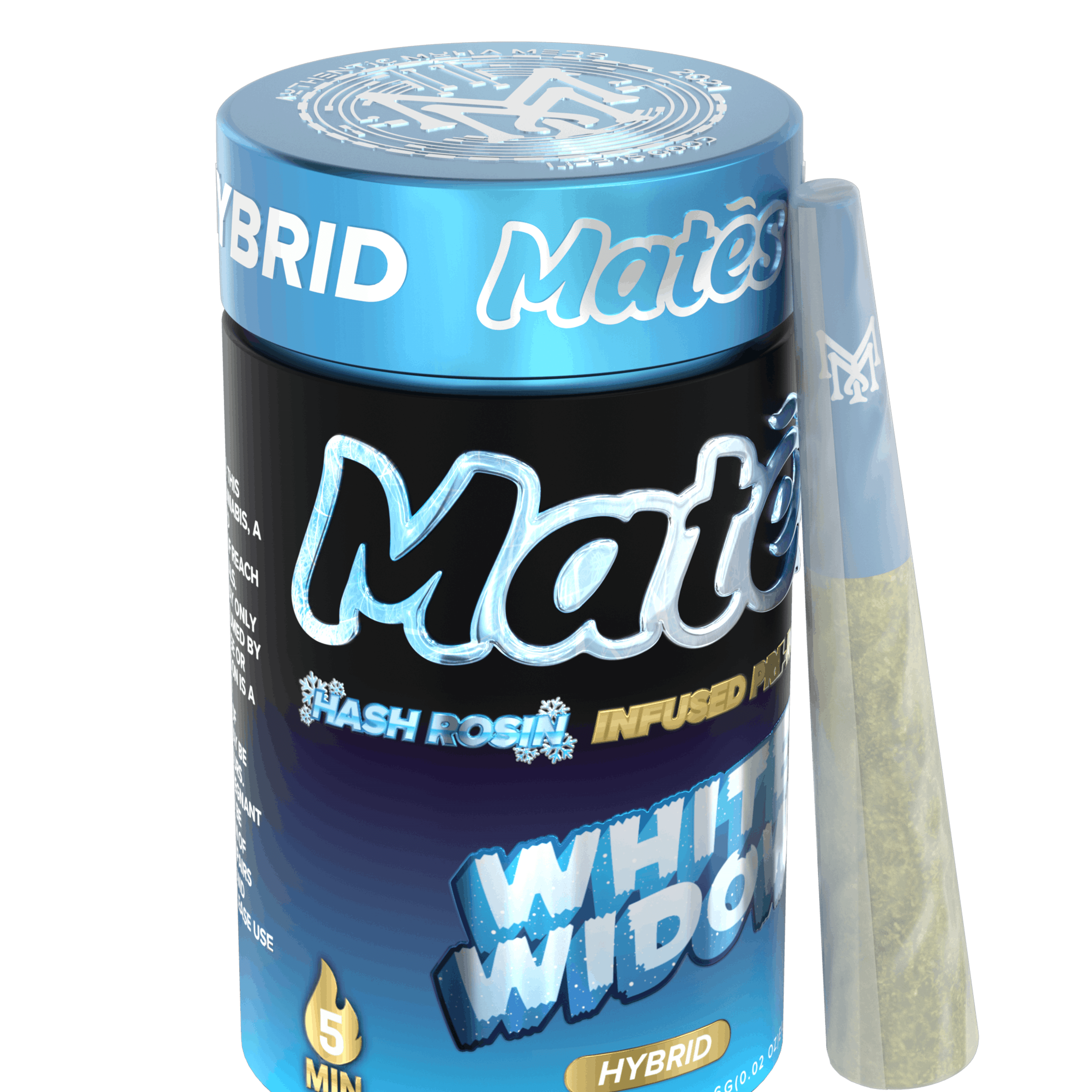 White Widow Hash Rosin Mates Pre-Rolls 6x.5 - Muha Meds - - $30 - Infused Pre-Rolls