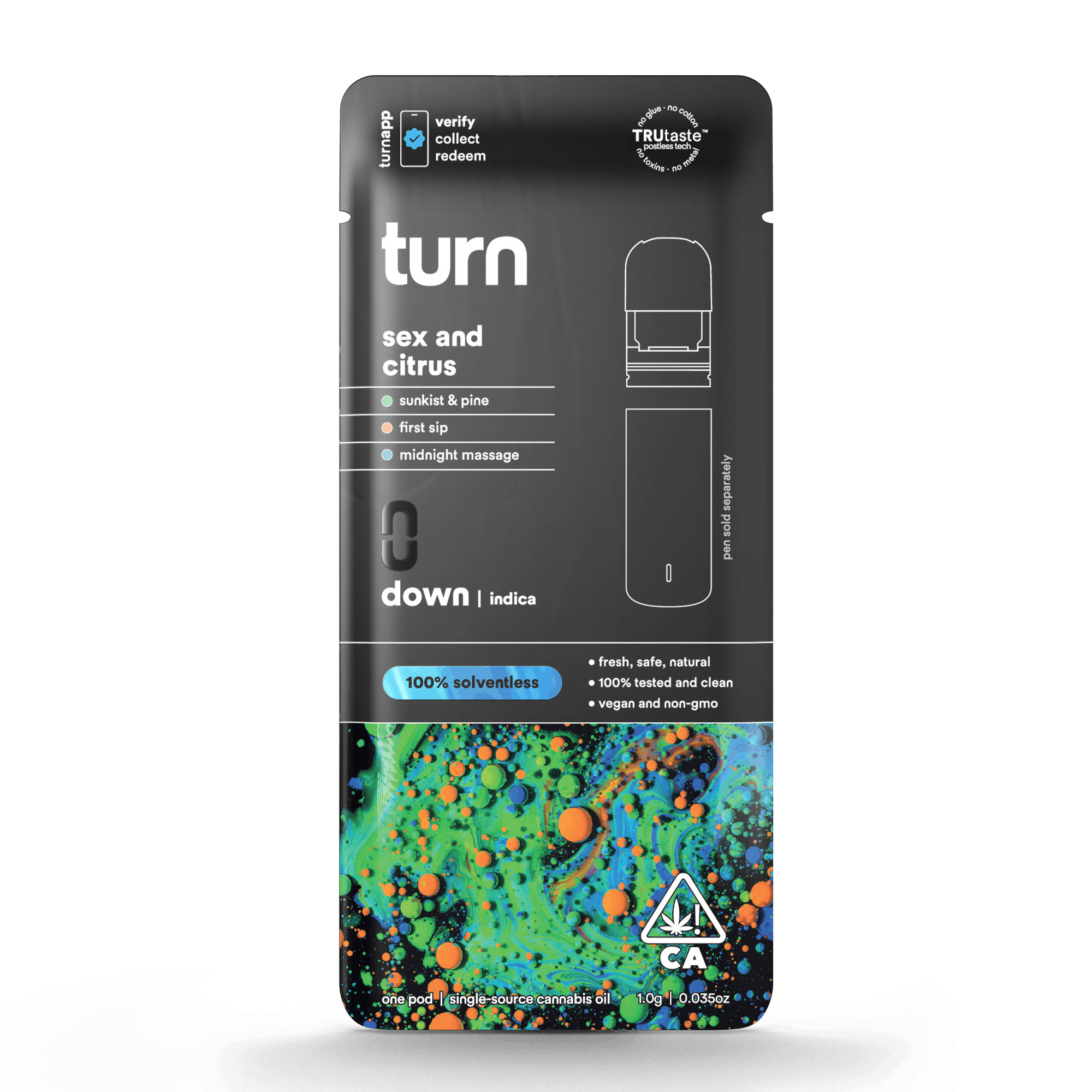 Sex and Citrus .5g Solventless Pod - turn -  - $35 - Vape Pod