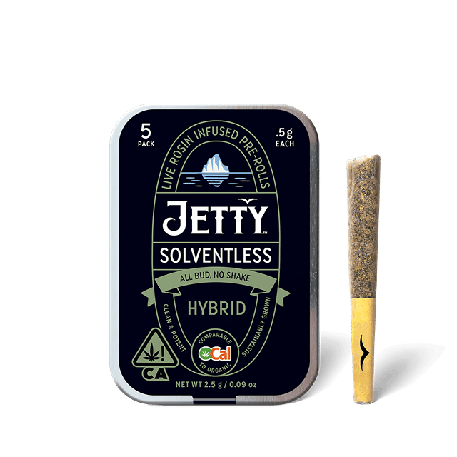 White Cookies x Hash Burger | .5g x 5 Rosin Infused Pre rolls
