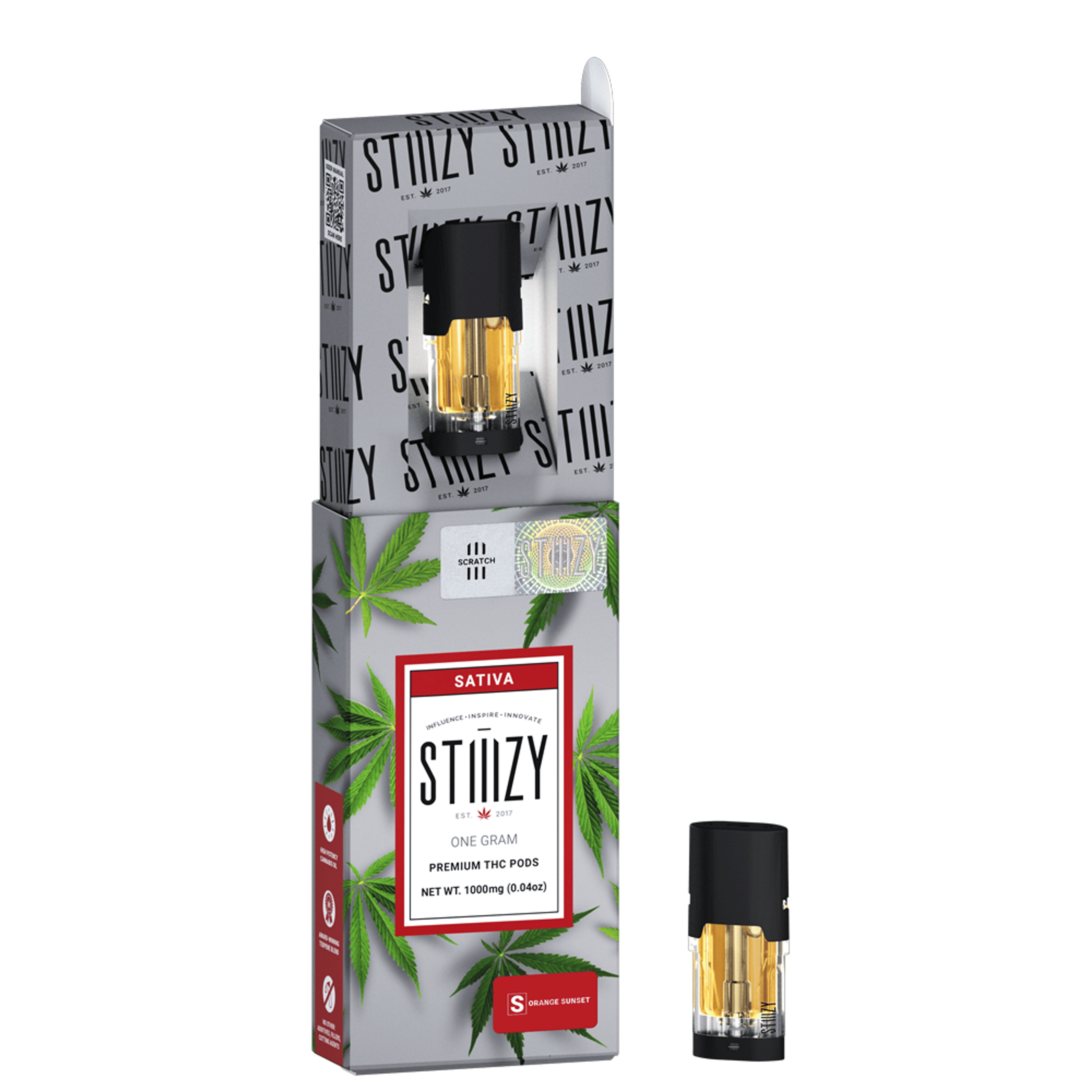 Orange Sunset Pod (1G) - Stiiizy - null - $25 - Cartridge