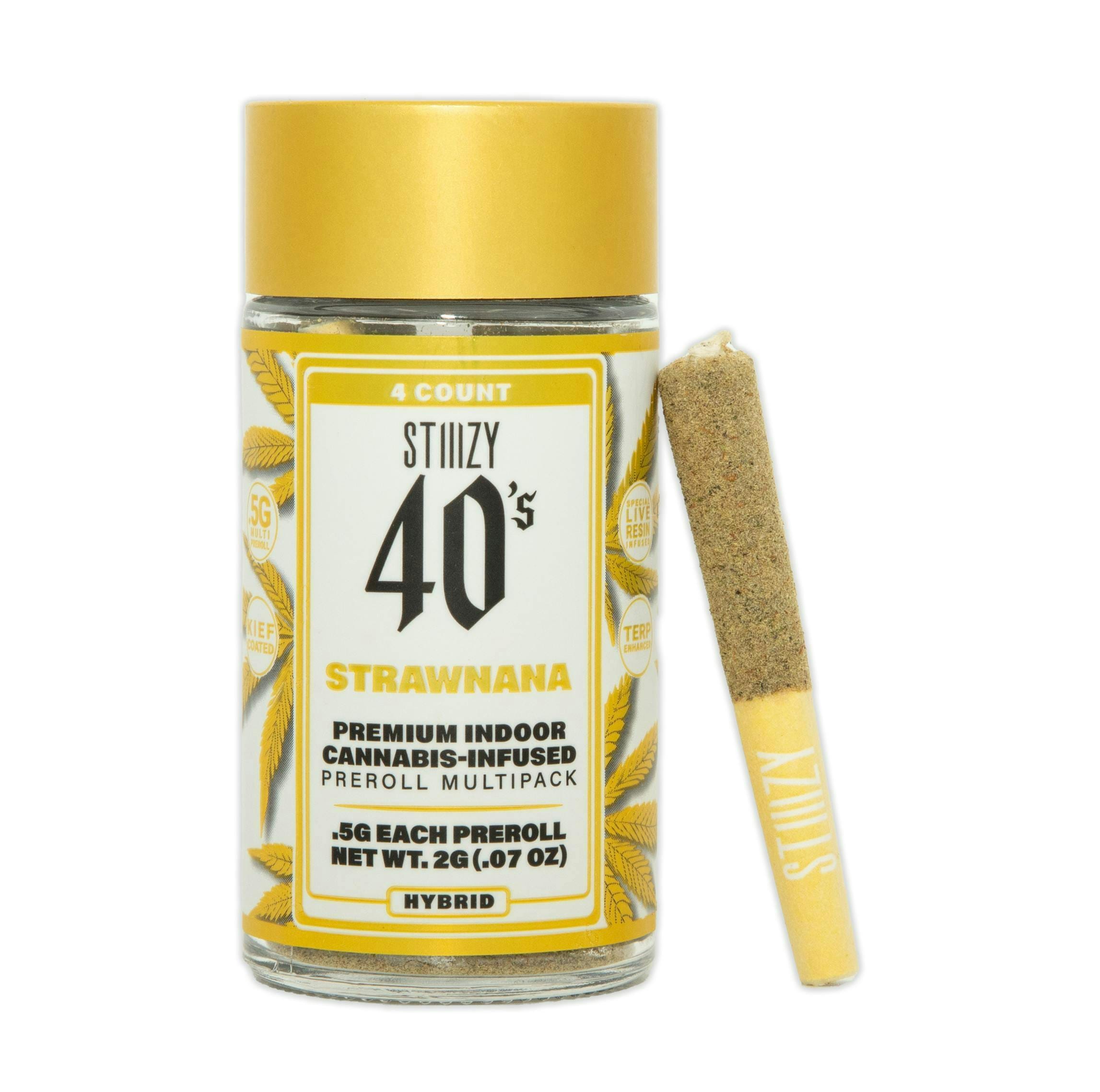 Strawnana Mini Preroll 5pk (H) *B2G1 EVERYDAY* *SPECIAL PRICING* - Stiiizy - Strawnana (H) - $24 - Pre-Rolls