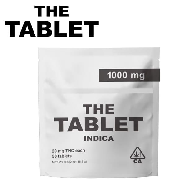 The Tablet - Indica - 50 Tablets (20mg each) - 1000mg - The Tablet - 20mg Indica - $33 - Edibles