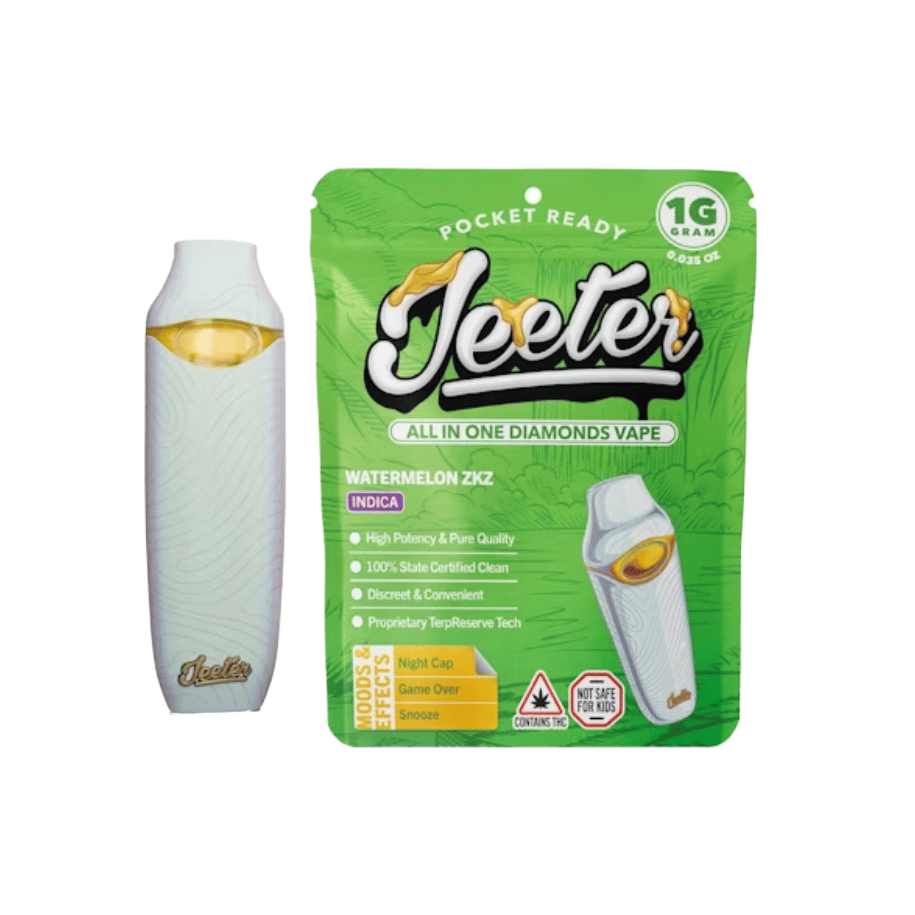 Watermelon ZKZ | All In One Diamonds Vape - 1g - Jeeter -  - $35 - Disposables