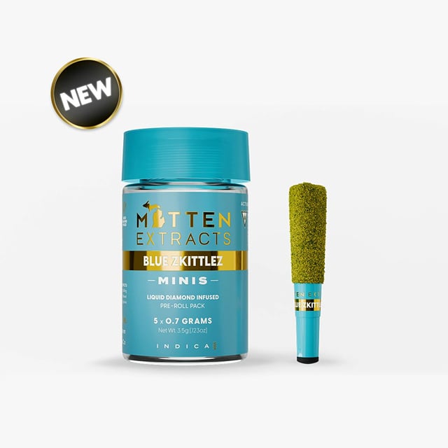 Mini Infused Pre Rolls (5x.7g) - Blue Z