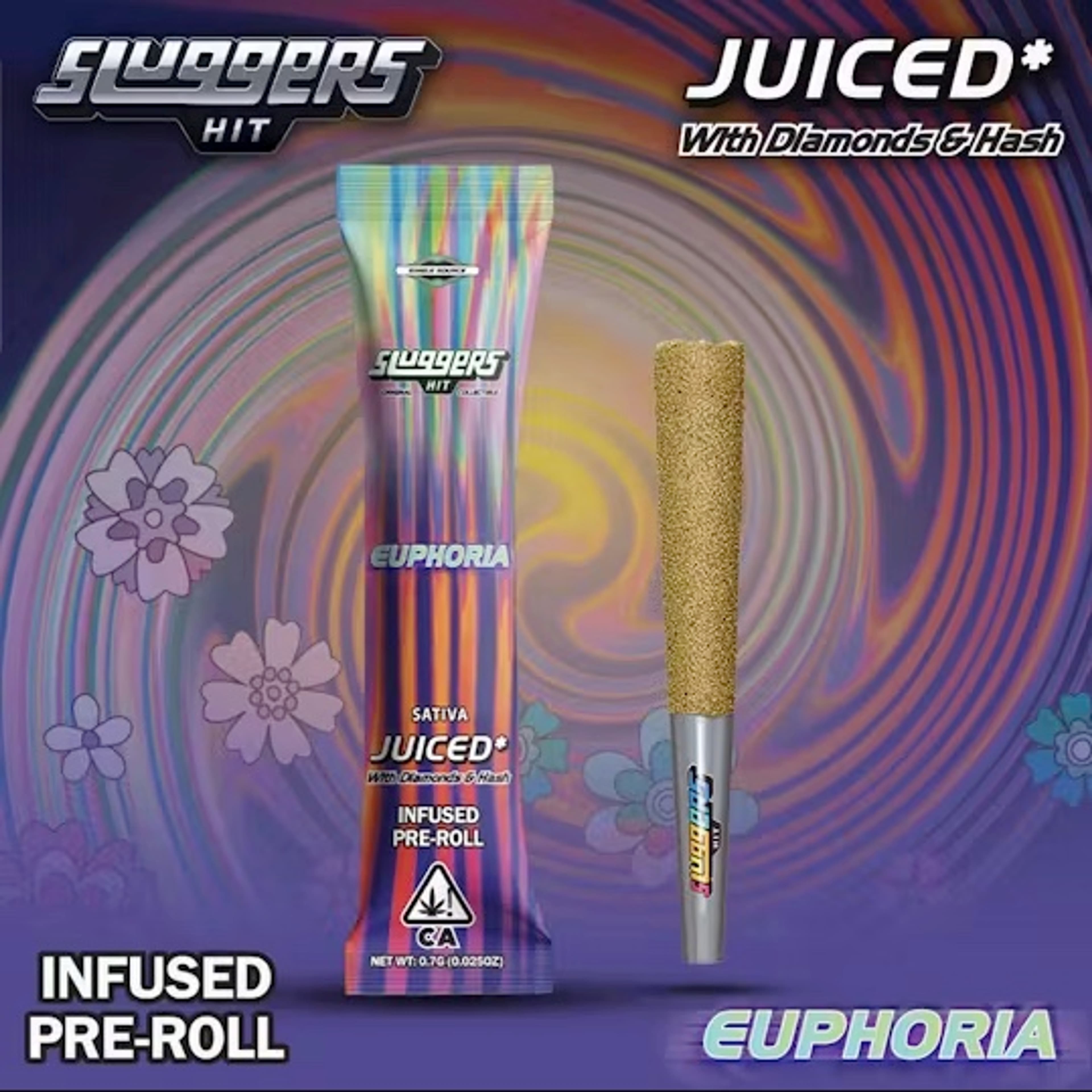 Euphoria - .7g Infused Pre Roll - Sluggers - Infused PR - $8 - Infused Pre-Rolls