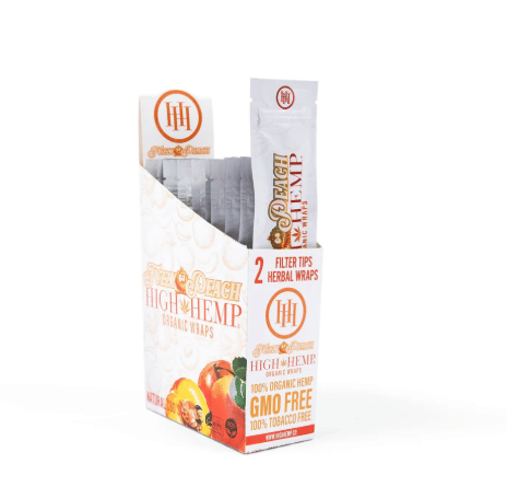 Fuzzy Peach Organic Hemp Wraps (2pk) - High Hemp - 2pk - $1.99 - Merch