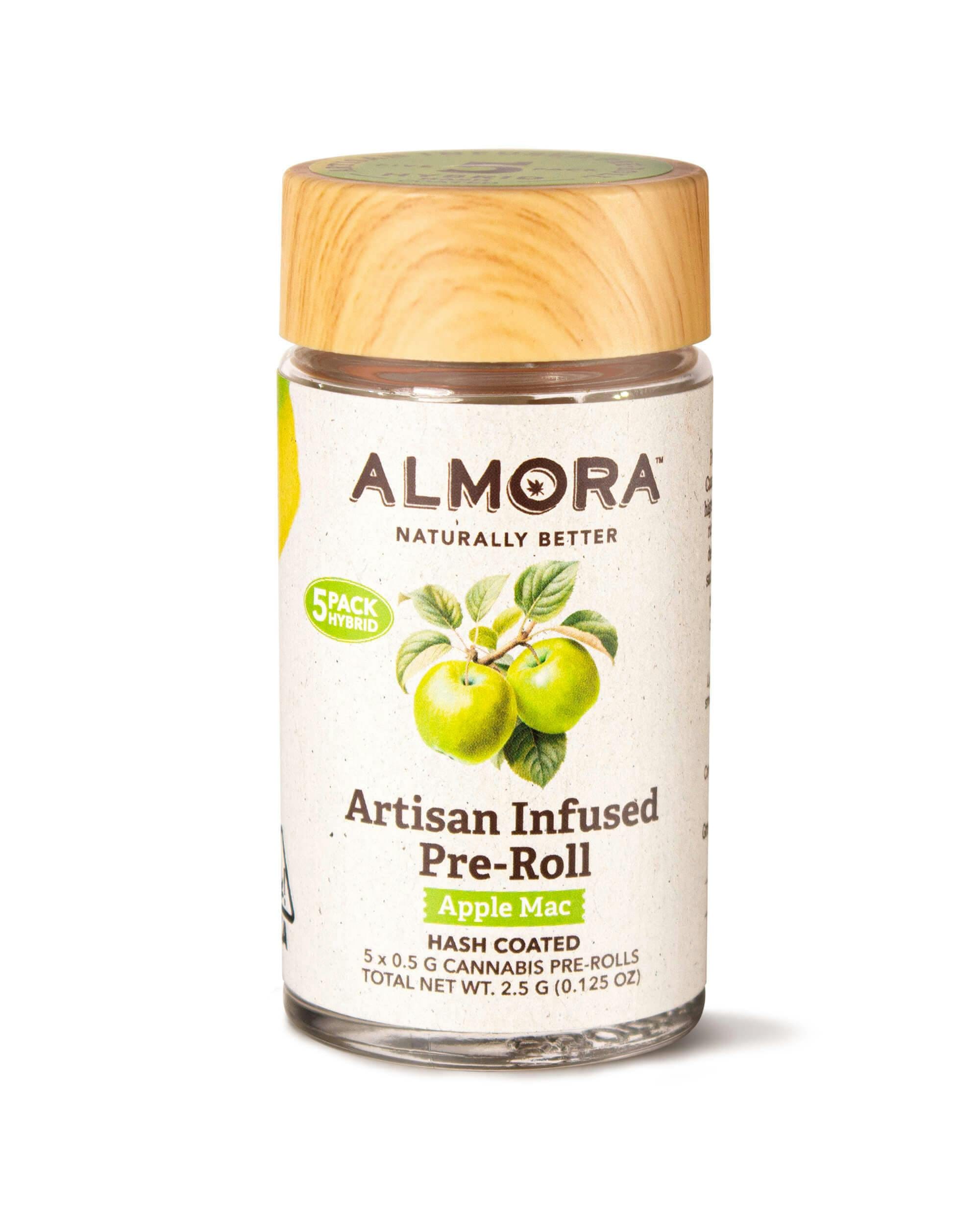 Apple Mac - Artisan Infused Pre Roll 5 Pack | 0.5g - Almora -  - $32.50 - Flowers