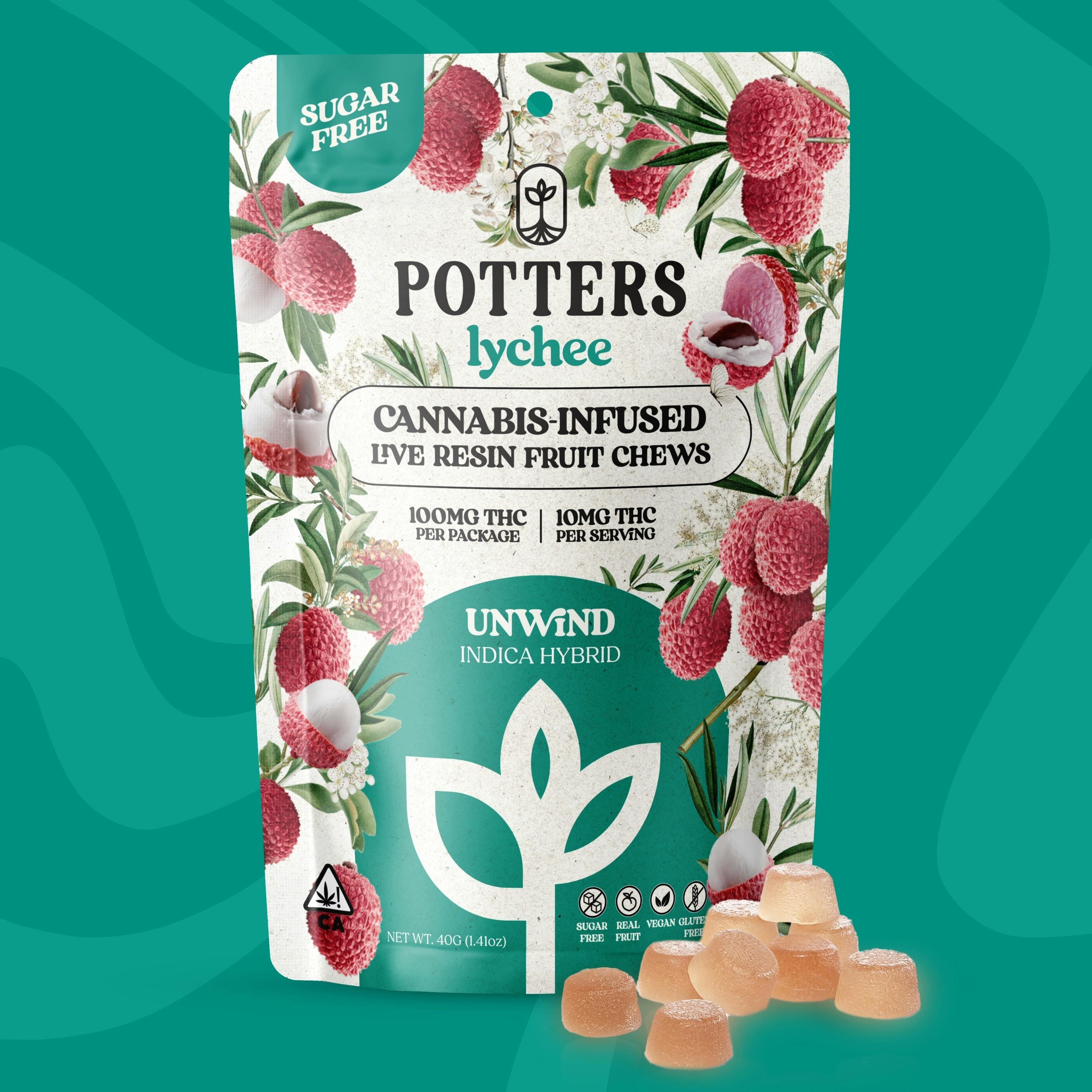 LYCHEE SF 10MG 10PK - POTTERS -  - $12.90 - Edible (weight - each)