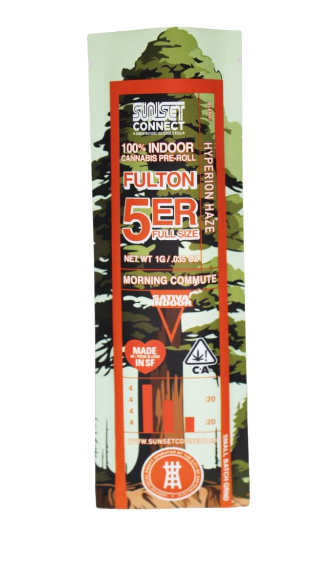Hyperion Haze Fulton 5'er - SUNSET CONNECT -  - $4.25 - Pre-Rolls