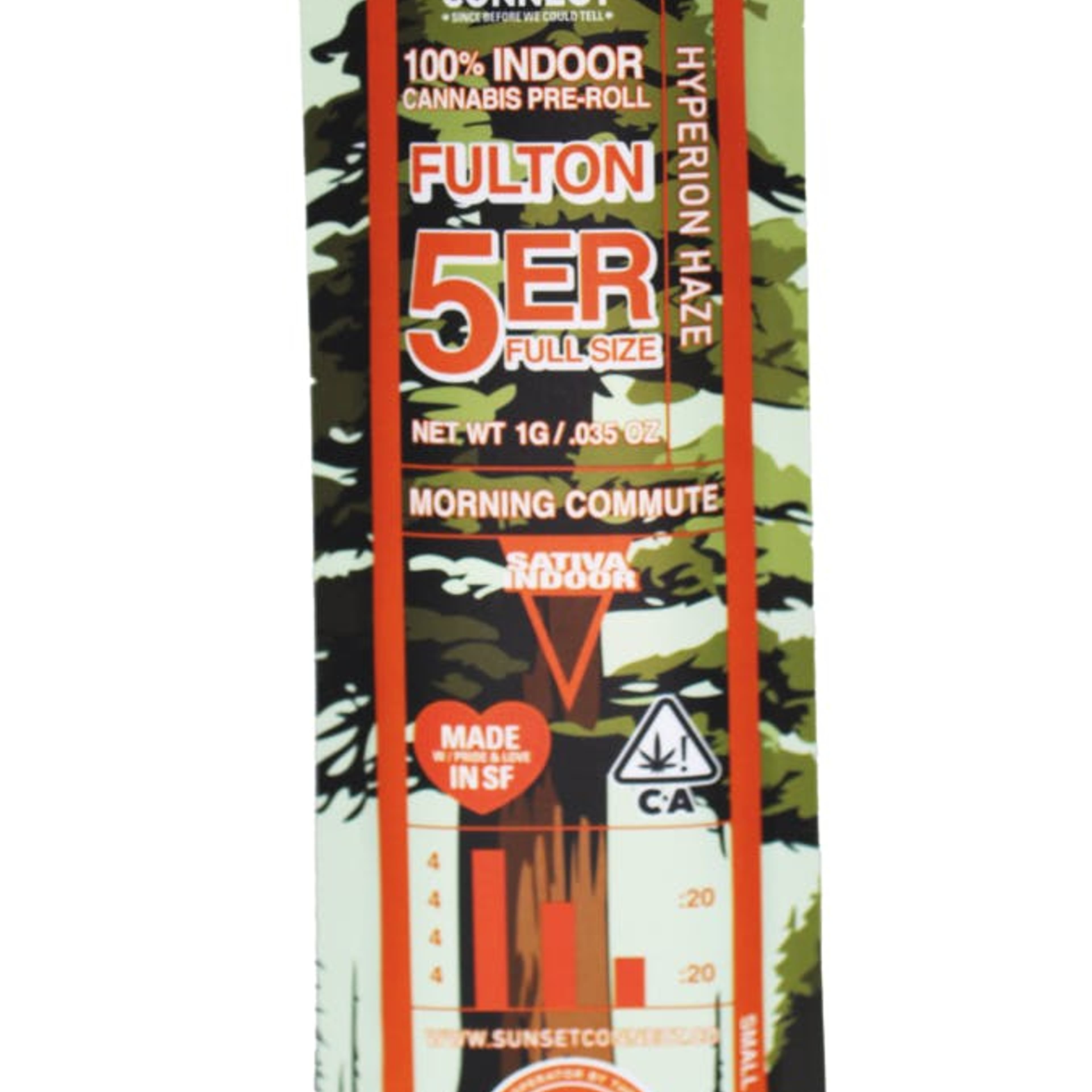 Hyperion Haze Fulton 5'er - SUNSET CONNECT - - $4.25 - Pre-Rolls