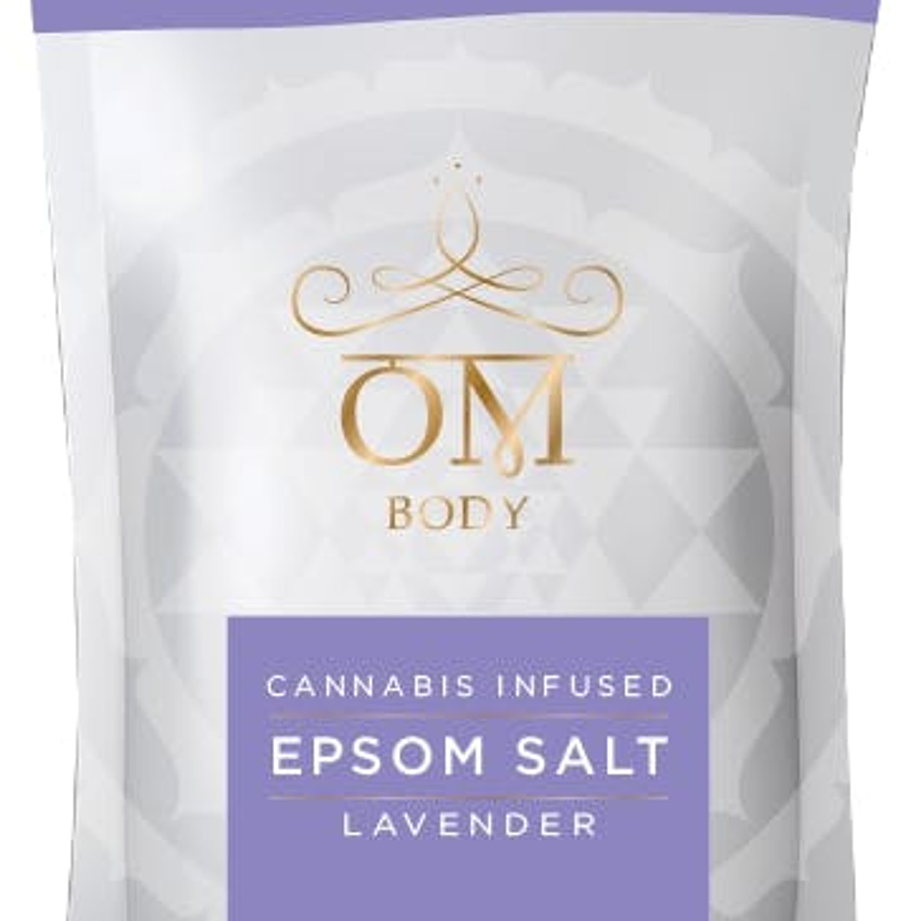 Lavender Epsom Salt, 1:1 - OM EDIBLES - - $17 - Topicals