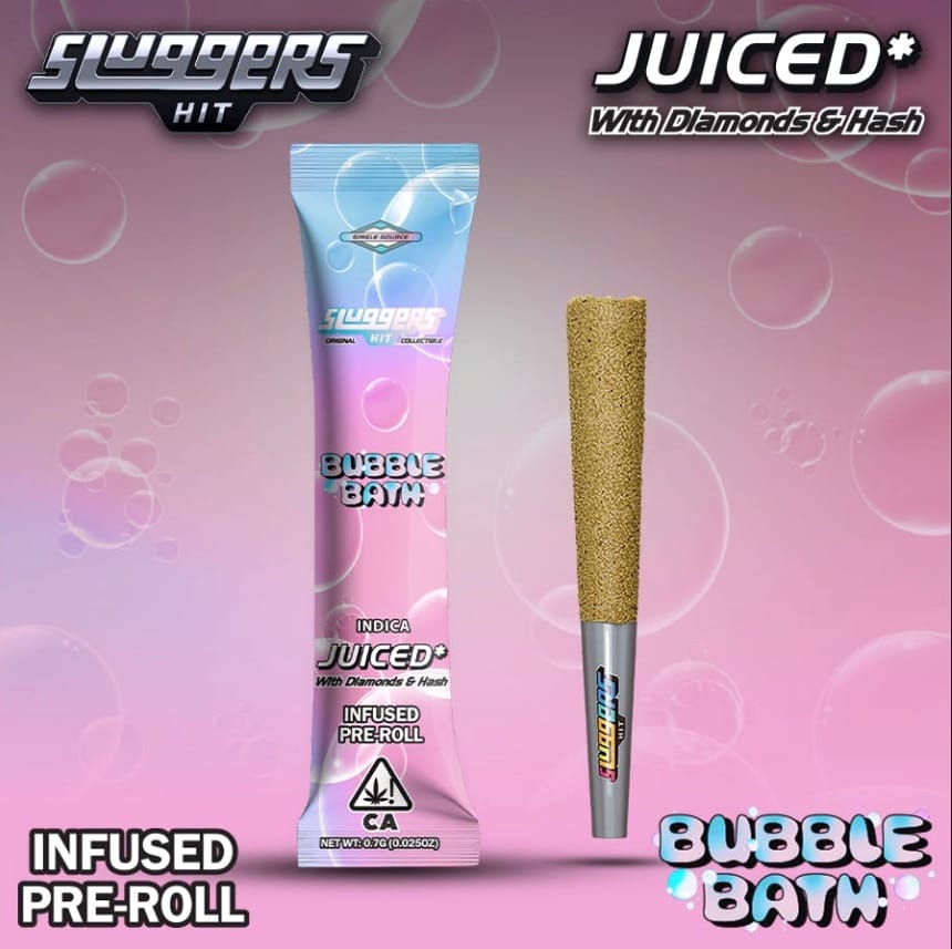 Bubble Bath - .7g Infused Pre Roll - Sluggers - Single - $8 - Infused Pre-Rolls