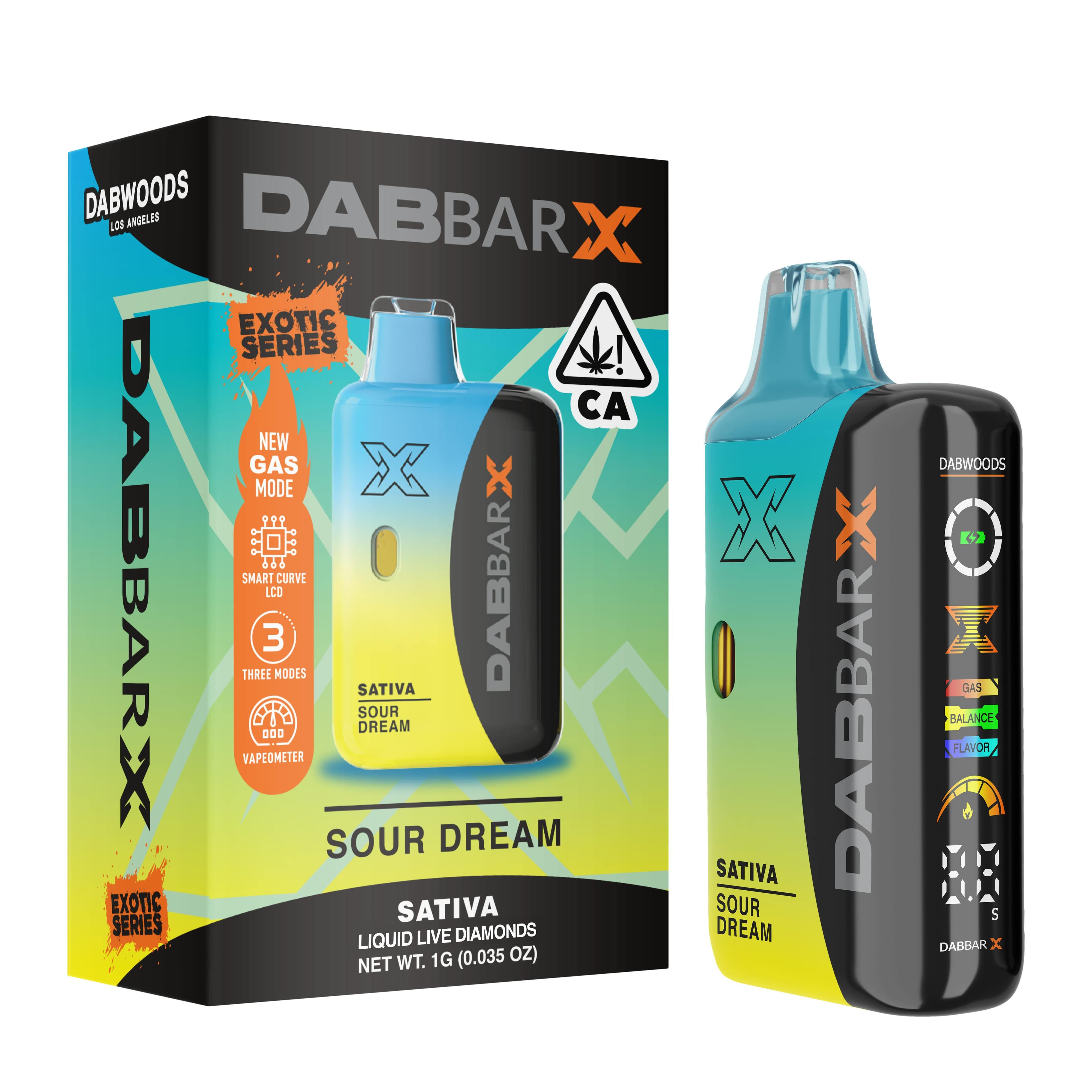 Sour Dream 1G- DABBAR X LIQUID LIVE DIAMONDS - Dabwoods - - $39.61 - Vapes