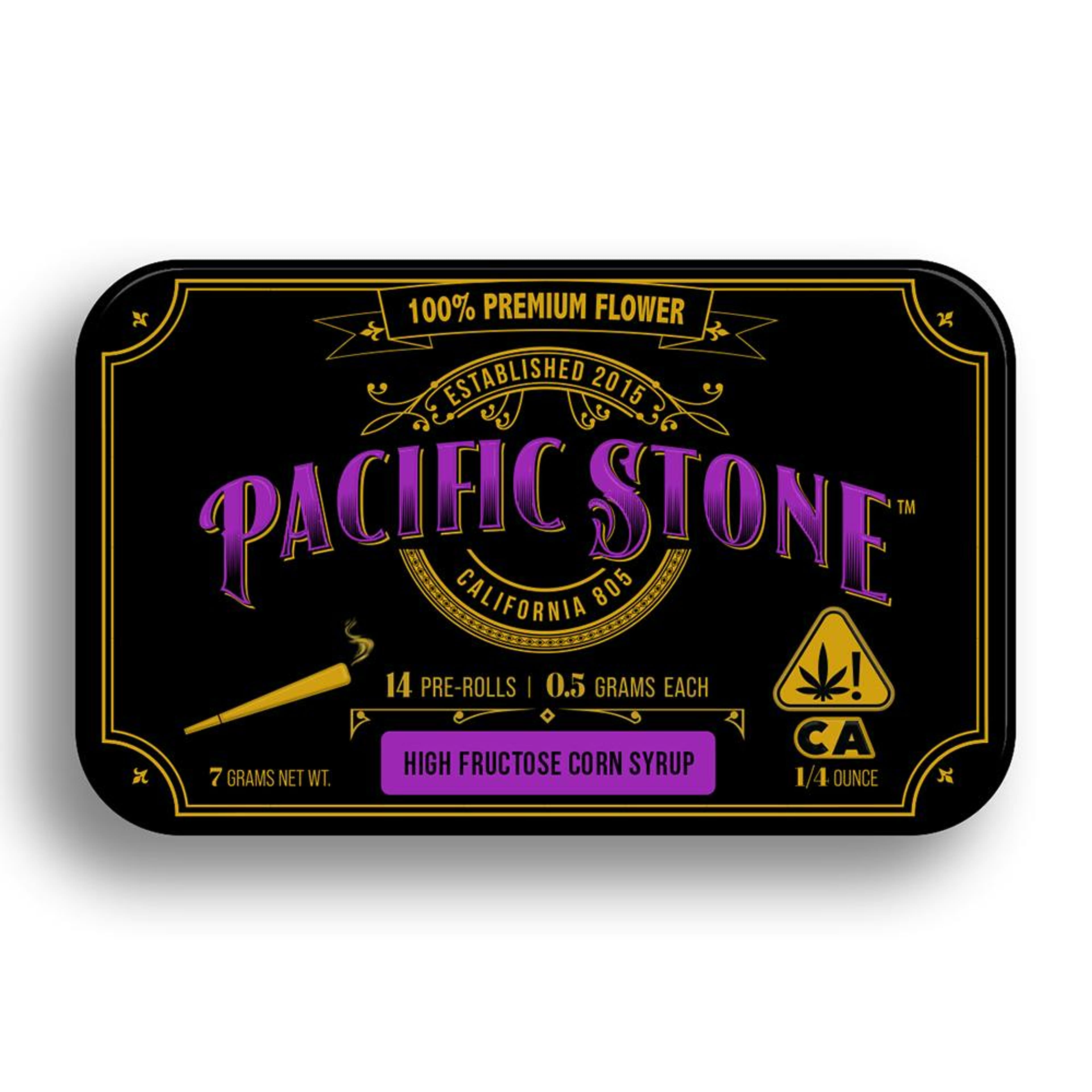High Fructose Corn Syrup Indica Pre-Rolls 14pk (7g) - Pacific Stone - - $55 - Pre-Rolls