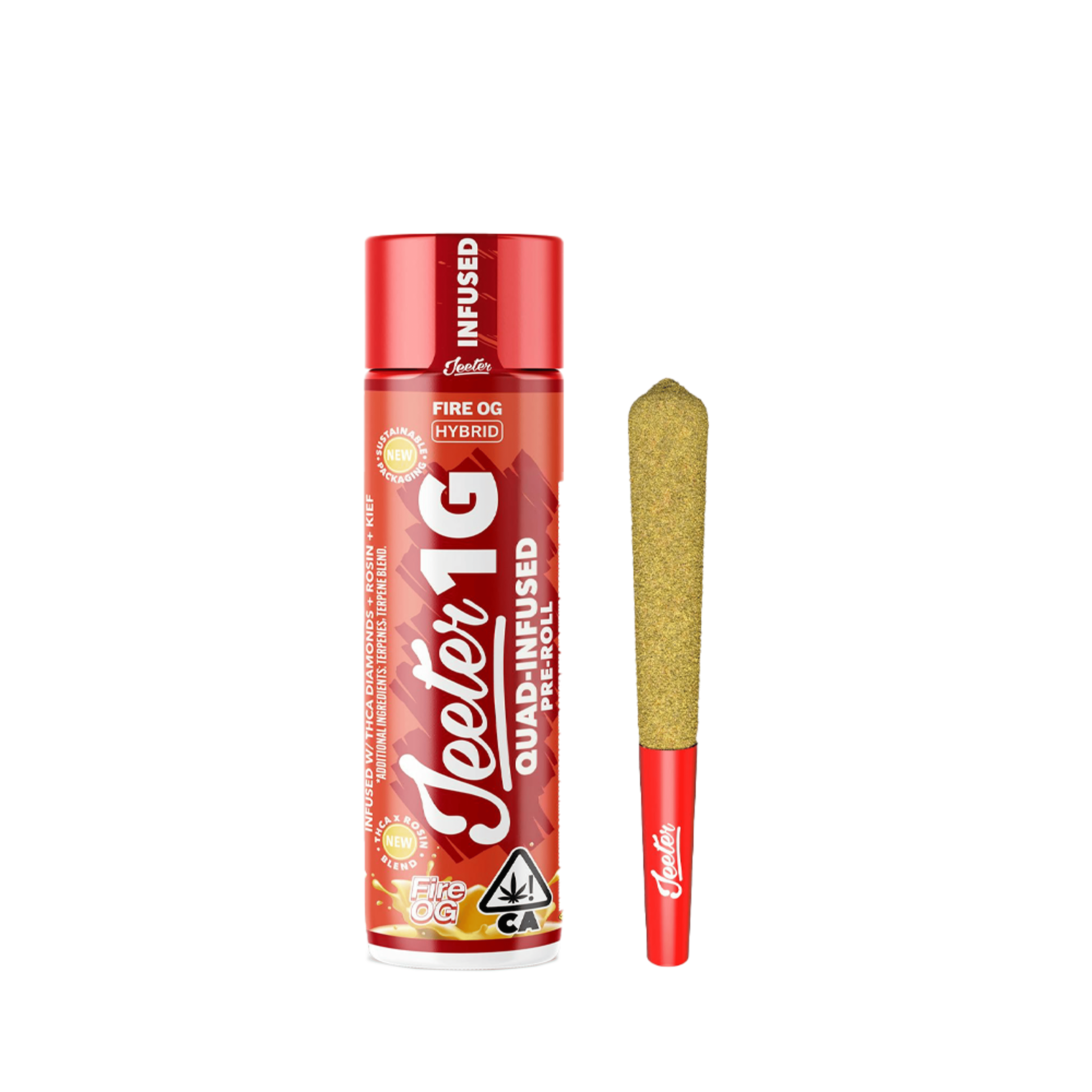 Fire Og Quad Infused Pre-Roll (1G) - Jeeter - (1G) - $15 - Preroll