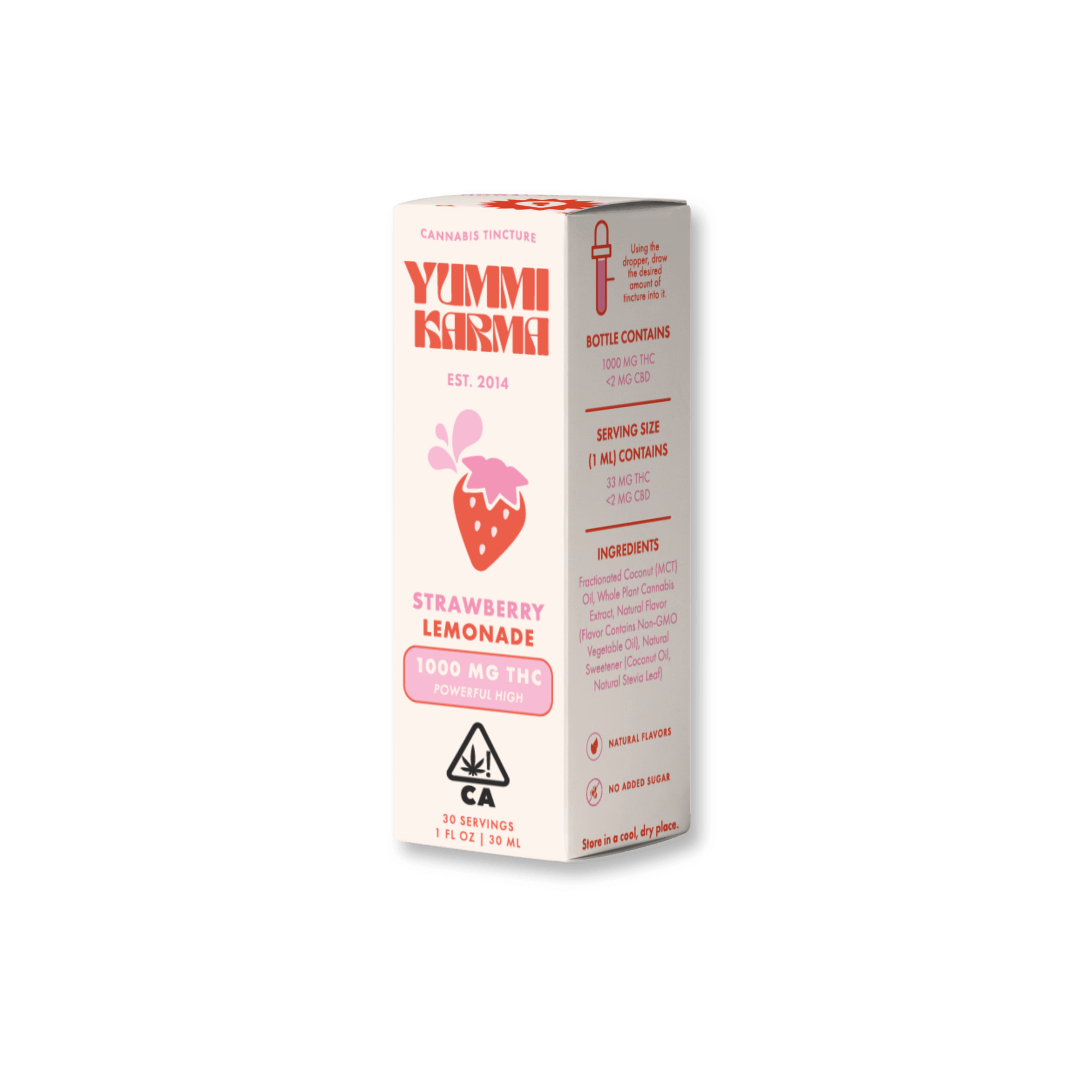 Yummi Karma: Strawberry Lemonade THC Tincture - 1000mg - Yummi Karma -  - $55 - Tincture