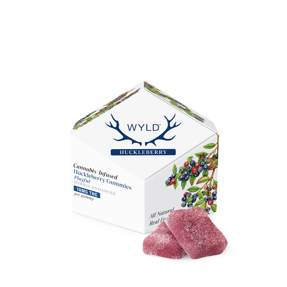 Huckleberry Gummies (100MG) - Wyld -  - $15 - Edible