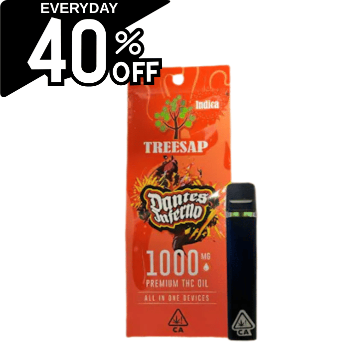 Treesap AIO | 1g - Dantes Inferno - Indica - Treesap -  - $16.77 - All-In-Ones