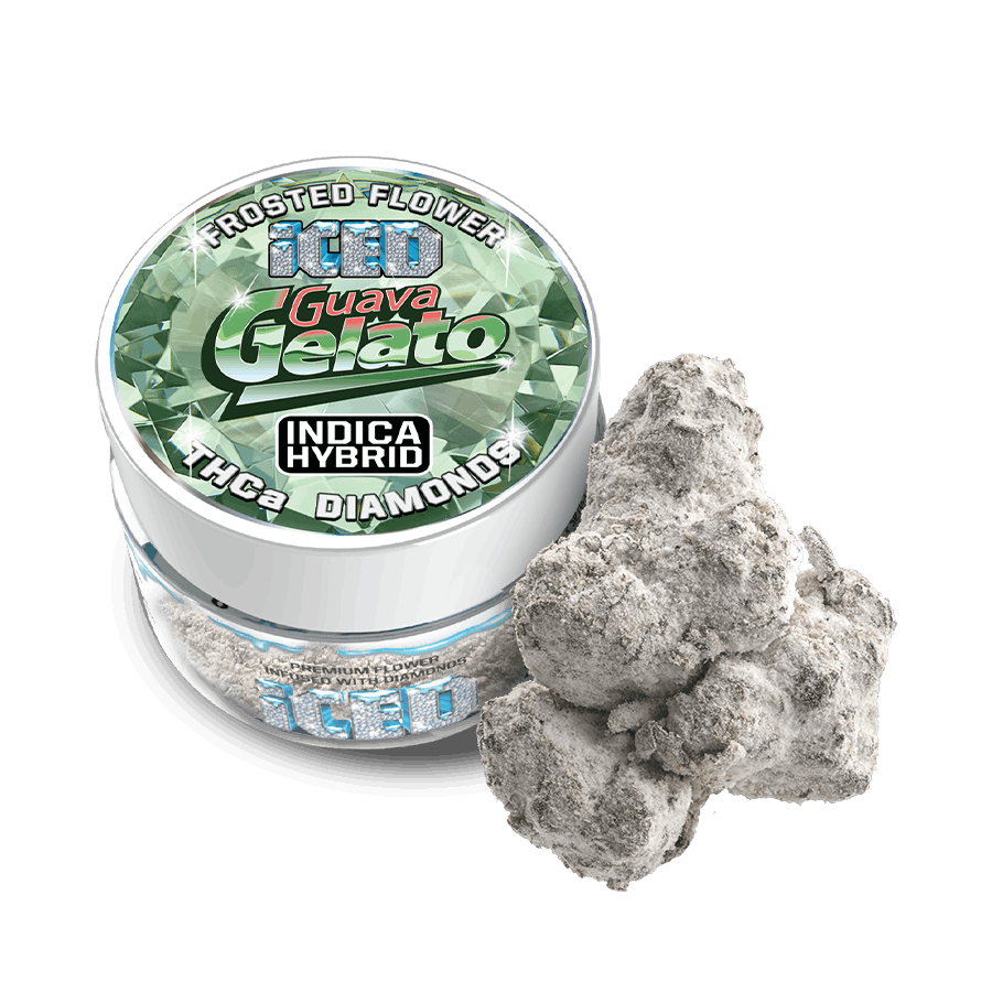 Guava Gelato (I/H) 34.6% Infused Flower 3.5g *SPECIAL PRICE* - Iced - Eighth - $50 - Flower