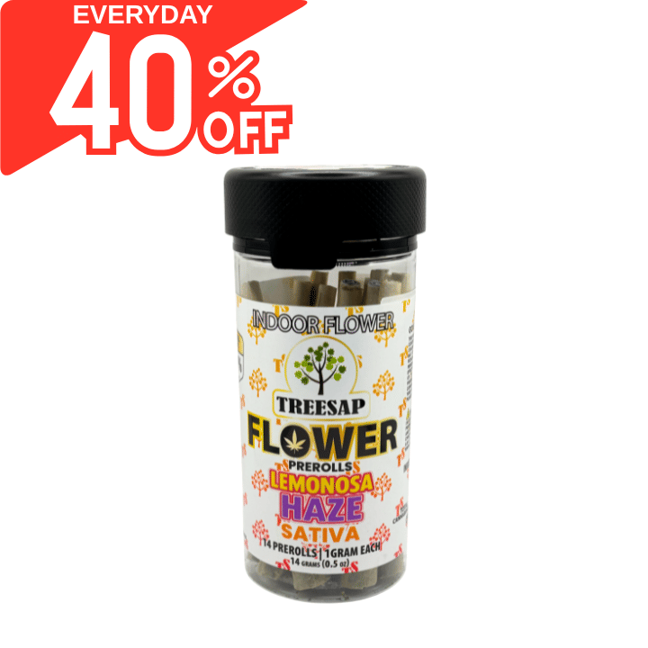 Treesap - 14PK Prerolls (SAT) - Lemonosa Haze - Treesap -  - $34 - Pre-Rolls