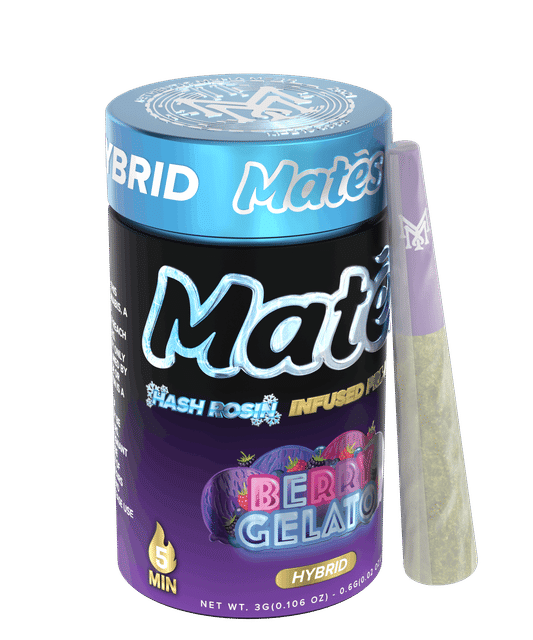 Berry Gelato | Hash Rosin 5pk Prerolls