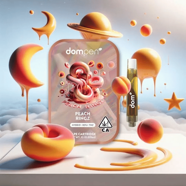 Peach Ringz 1g Cartridge